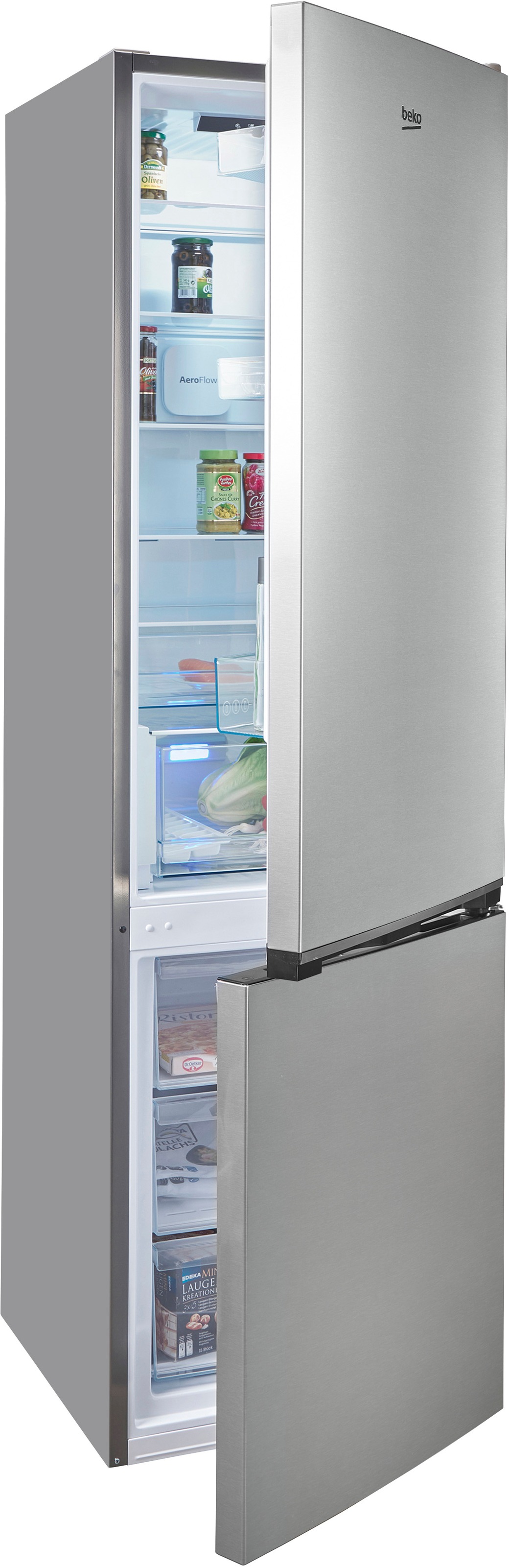BEKO Kühl-/Gefrierkombination "B5RCNA416HXB" 203,5 cm hoch 59,5 cm breit Vo günstig online kaufen