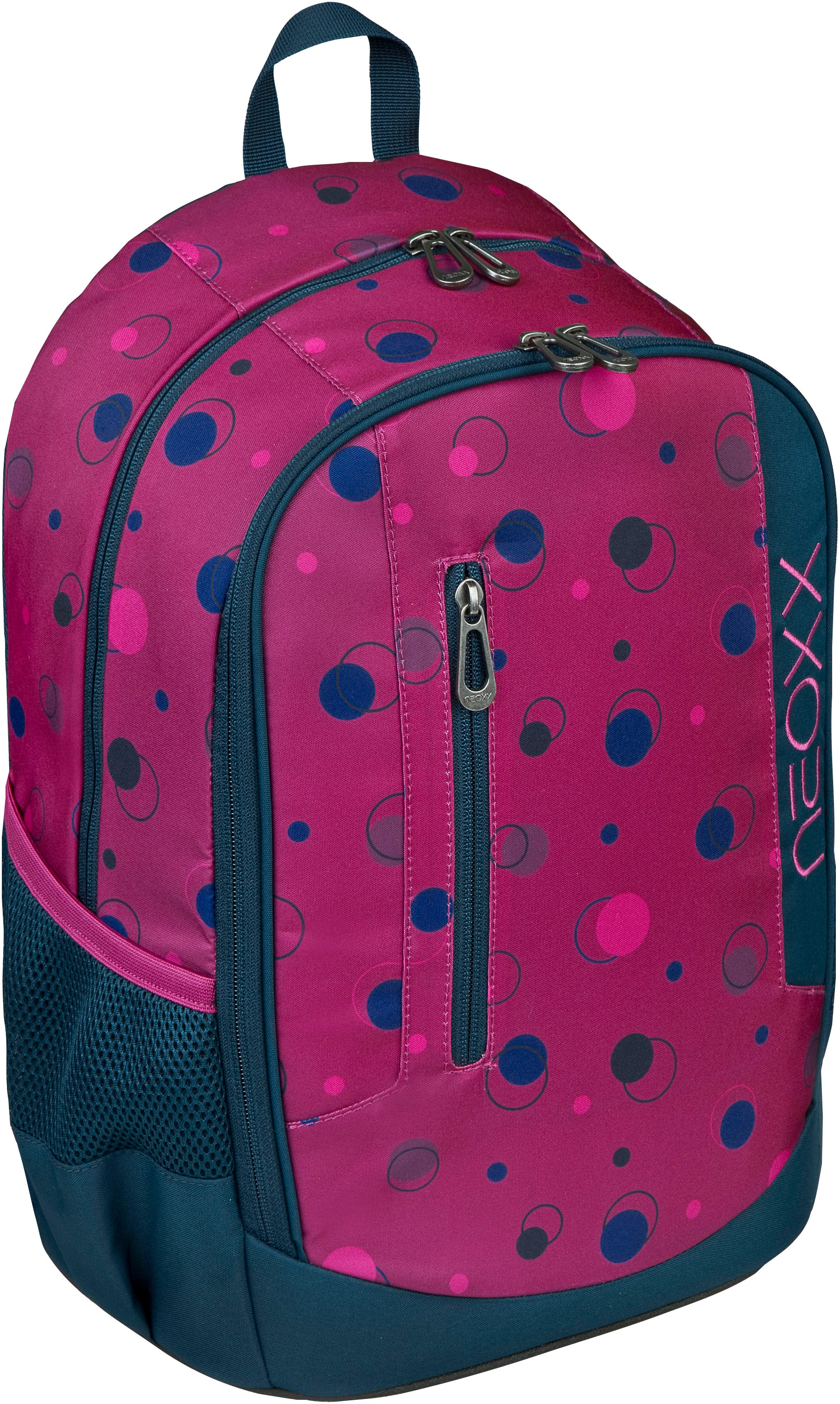 neoxx Schulrucksack »Flow, Bubble me around«, teilweise aus recyceltem Material