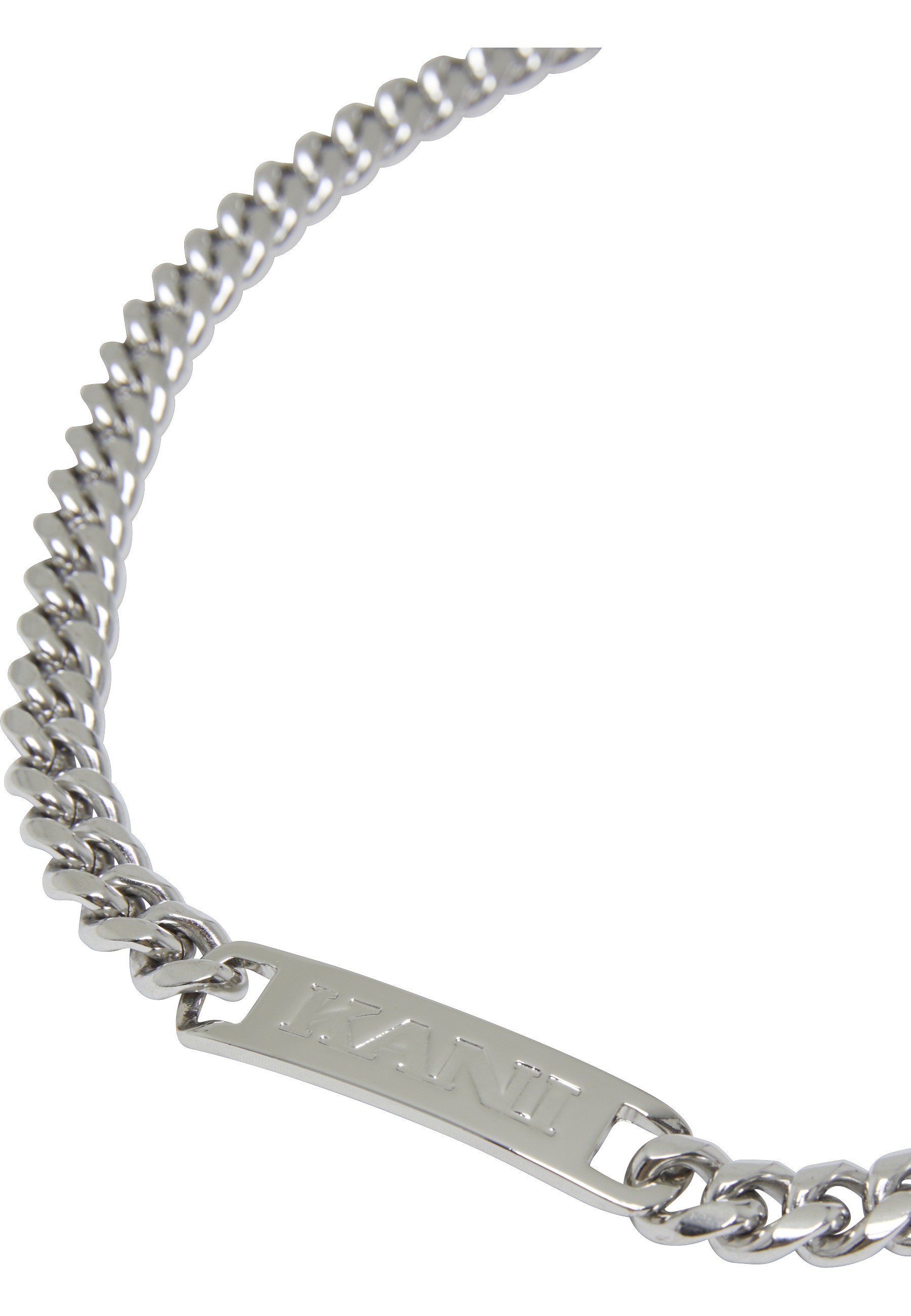Karl Kani Edelstahlkette »Karl Kani Karl Kani Retro Plate Chain«