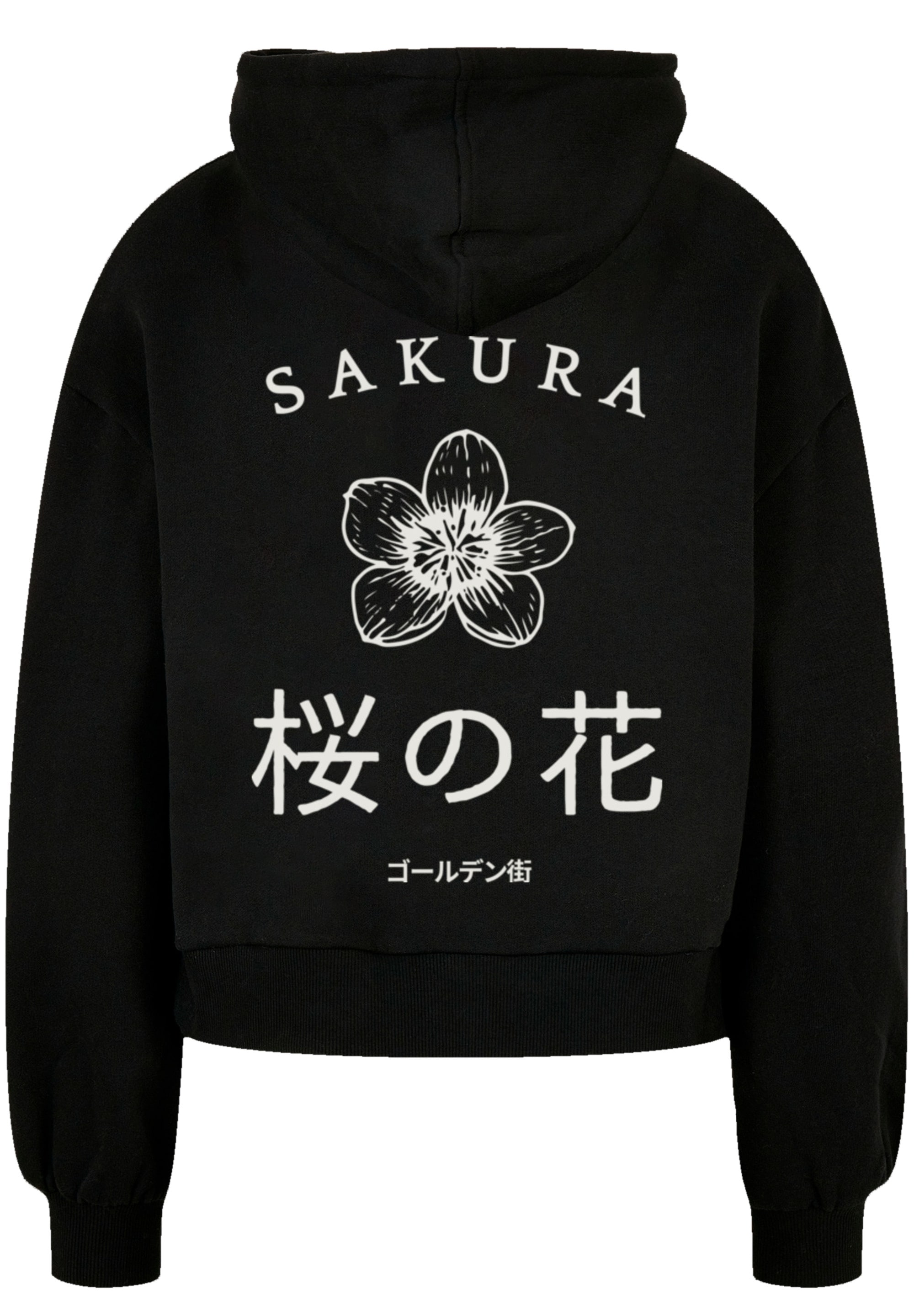 F4NT4STIC Kapuzenpullover »Kirschblüten Golden Gai«, Print