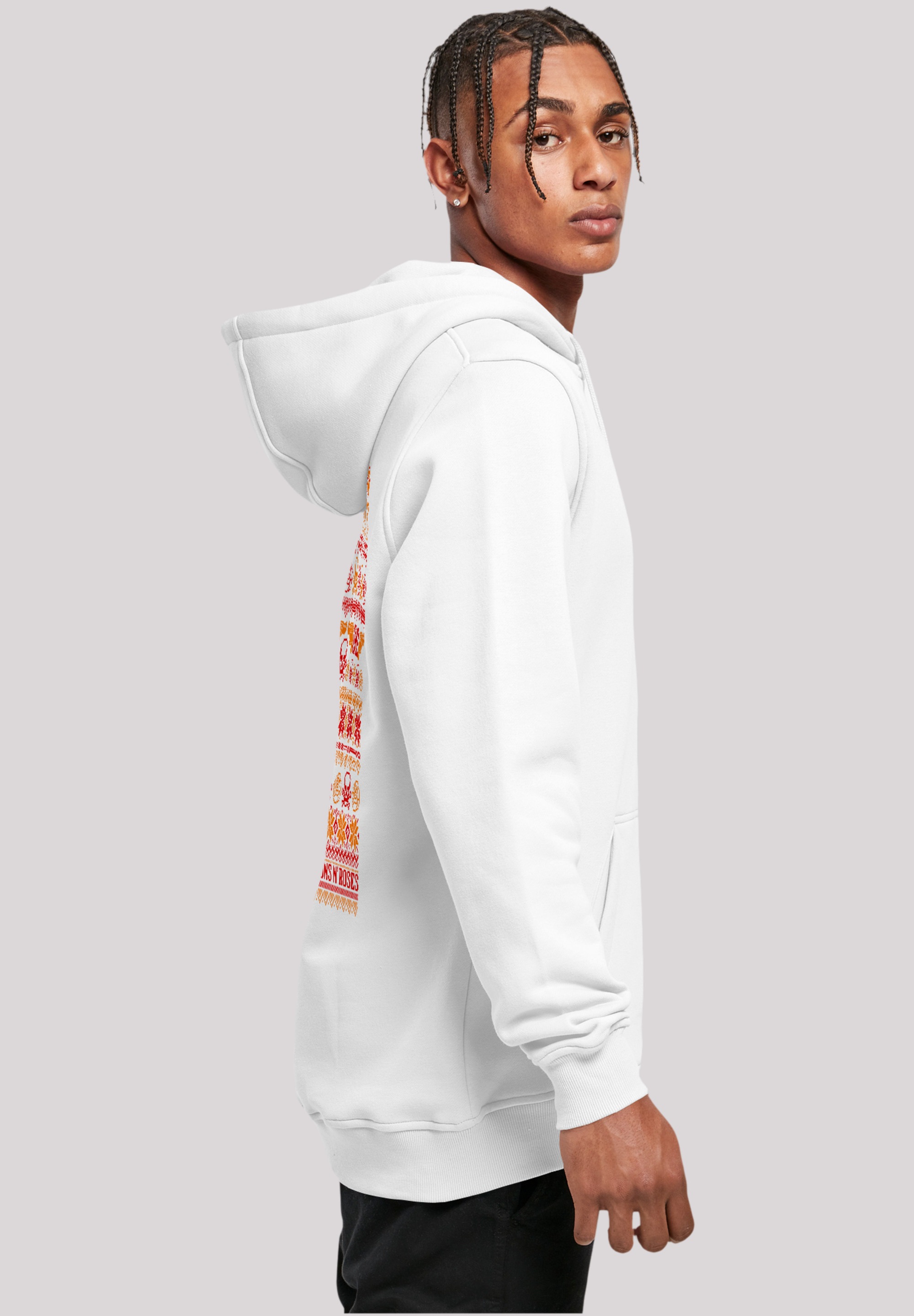 F4NT4STIC Kapuzenpullover »Guns And Roses Christmas«, Premium Qualität