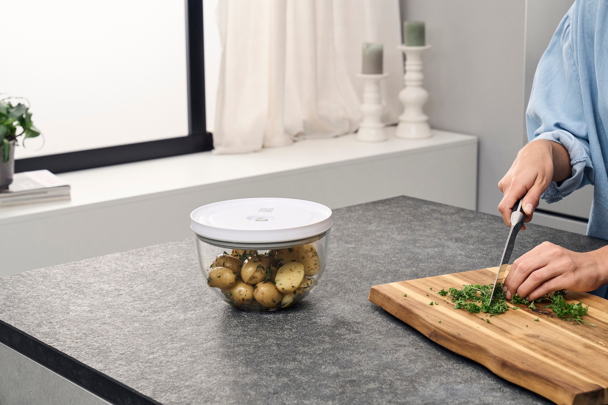 Zwilling Deckel »Fresh & Save BOWLS« Vakuumdeckel mit Double-Sealing-Technologie