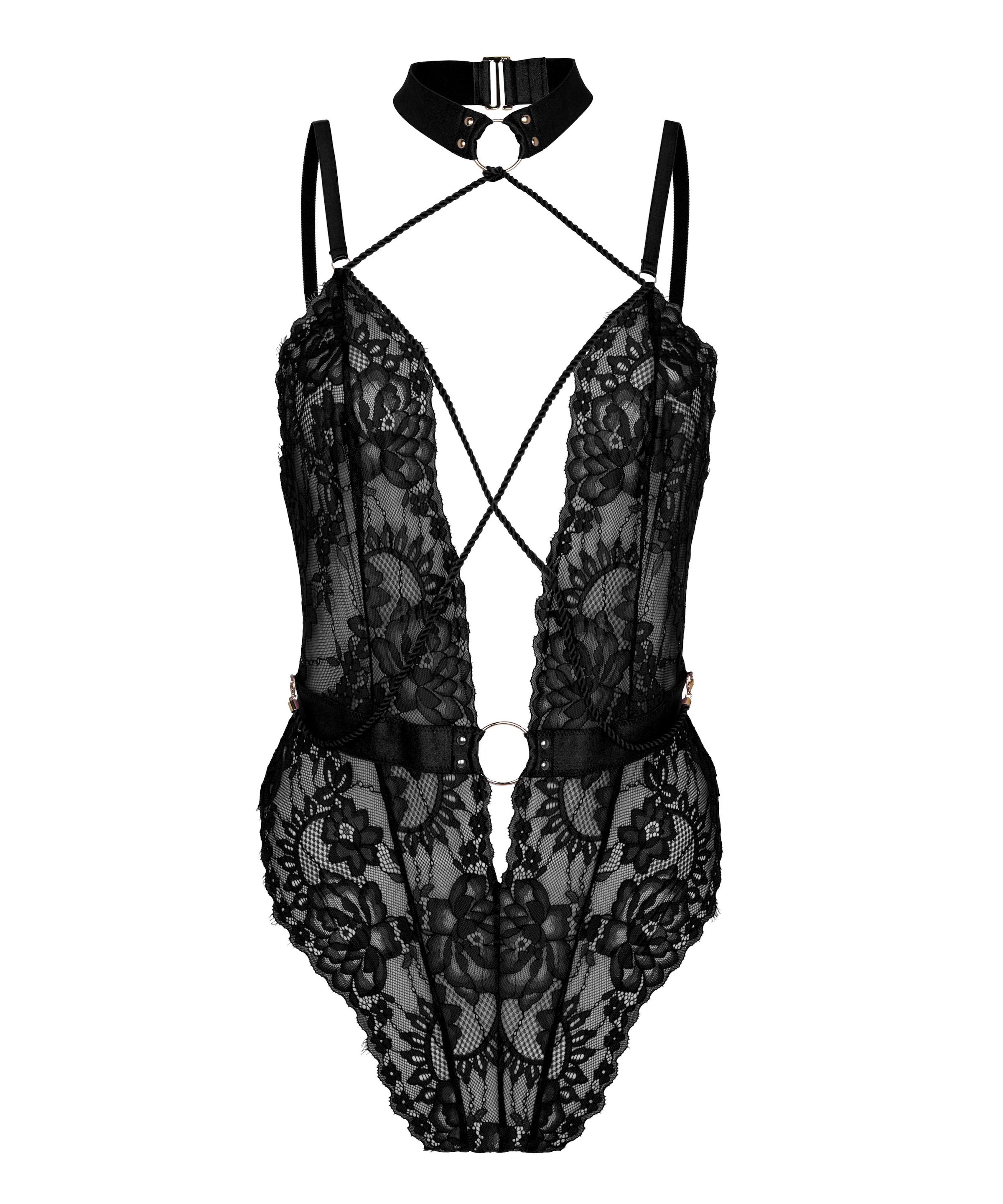 Hunkemöller Body »Private Body offenem Schritt Brandy«