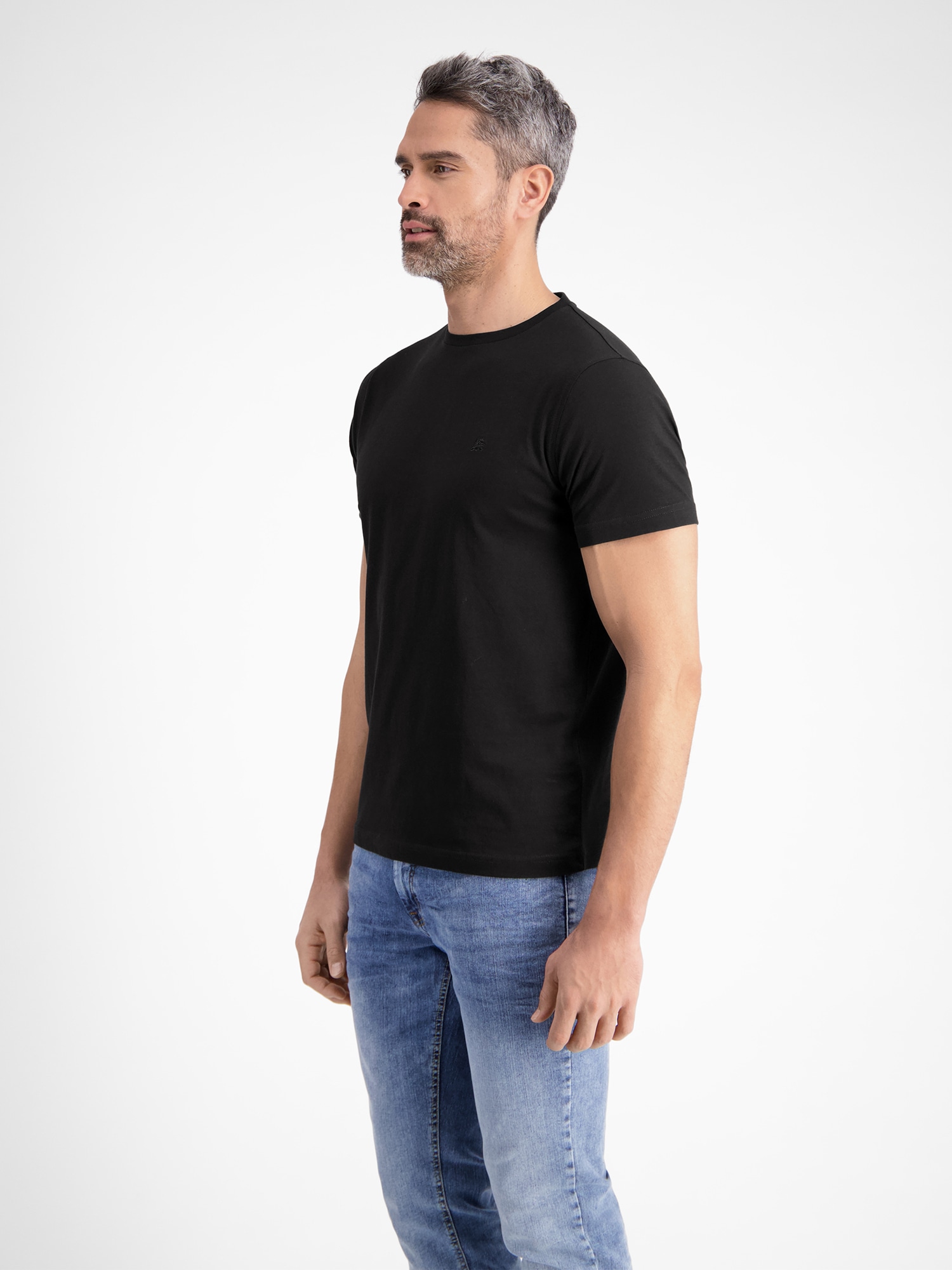 LERROS T-Shirt »LERROS Klassisches Rundhals T-Shirt«