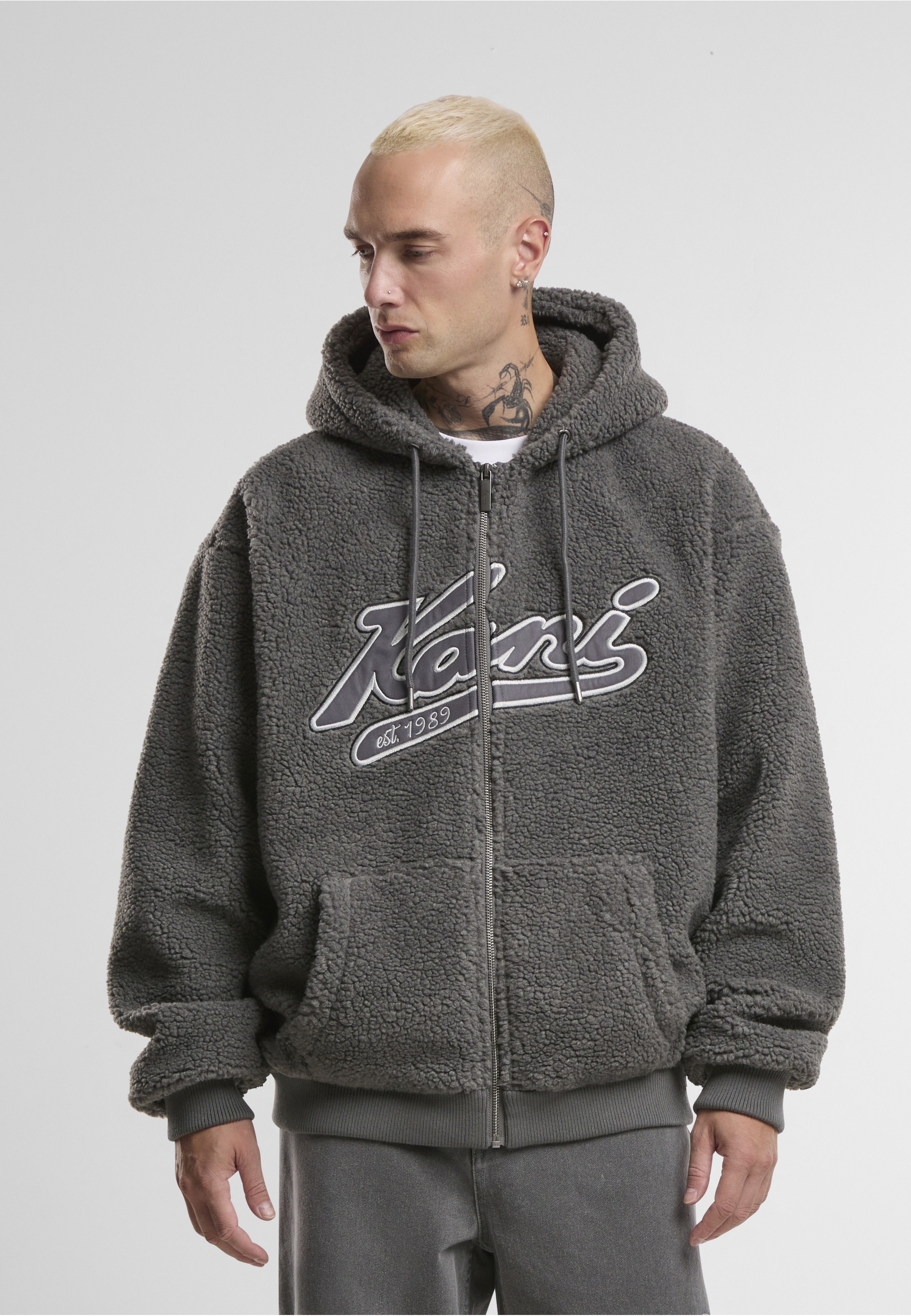 Thumbnail - Karl Kani Kapuzenpullover "Karl Kani KK Varsity Teddy Zip Hoodie" 1