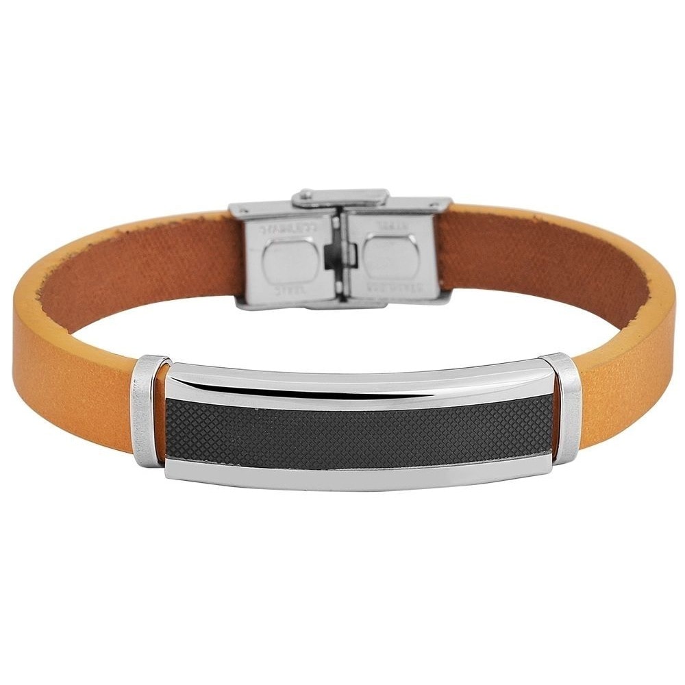 Adelia´s Armband »Unisex Armband aus Leder 21 cm« Ideal als Geschenk für besondere Anlässe