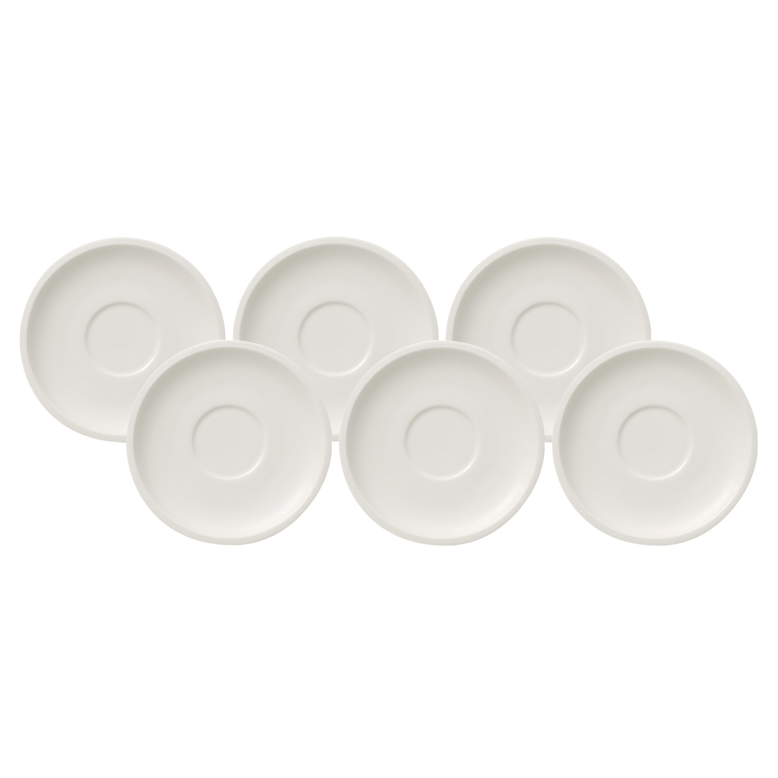 Villeroy & Boch Untertasse "Kaffeeuntertassen Artesano Original ø 16 cm 6er Set weiß"