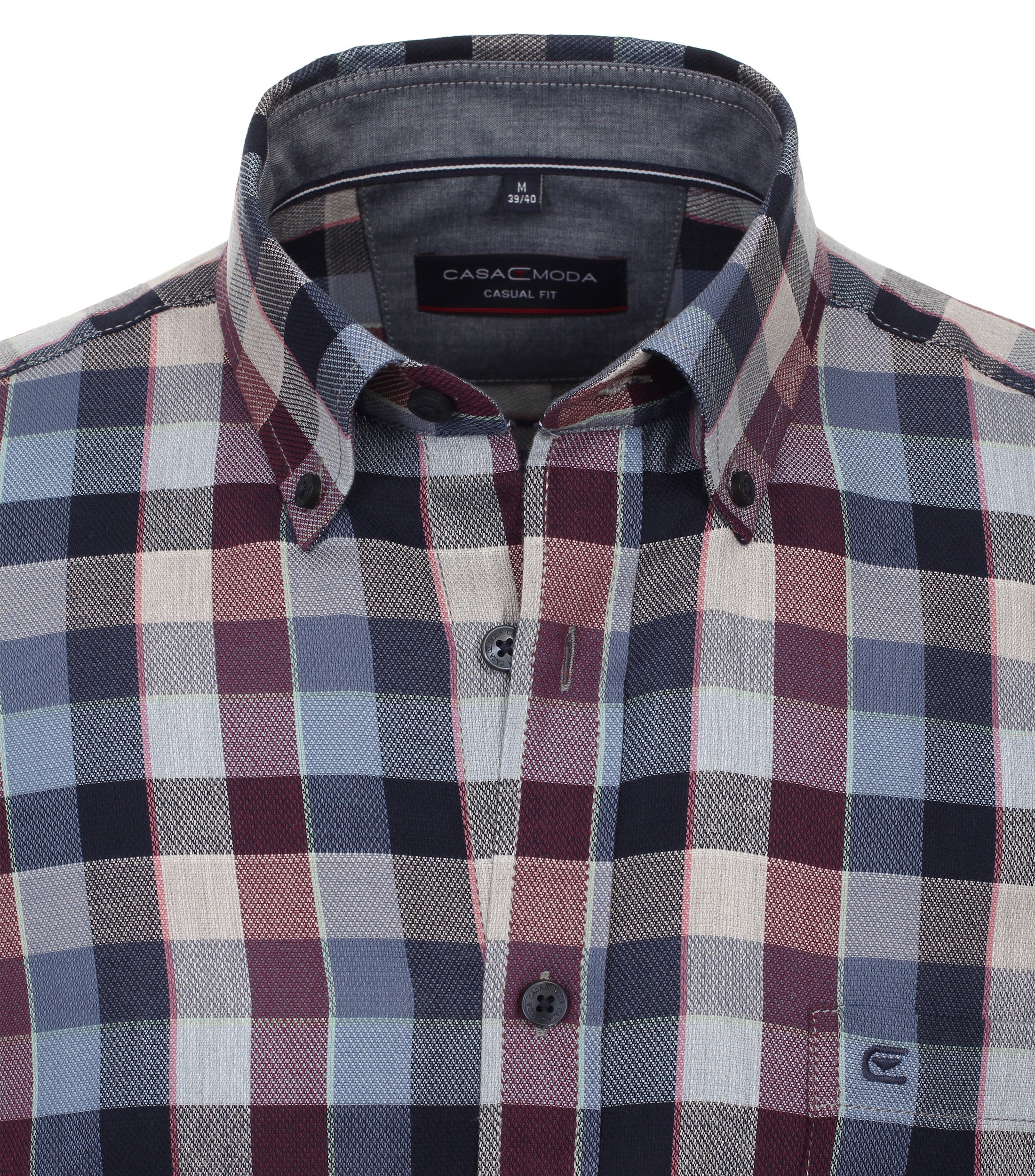 Thumbnail - CASAMODA Langarmhemd "CASAMODA Freizeithemd kariert"