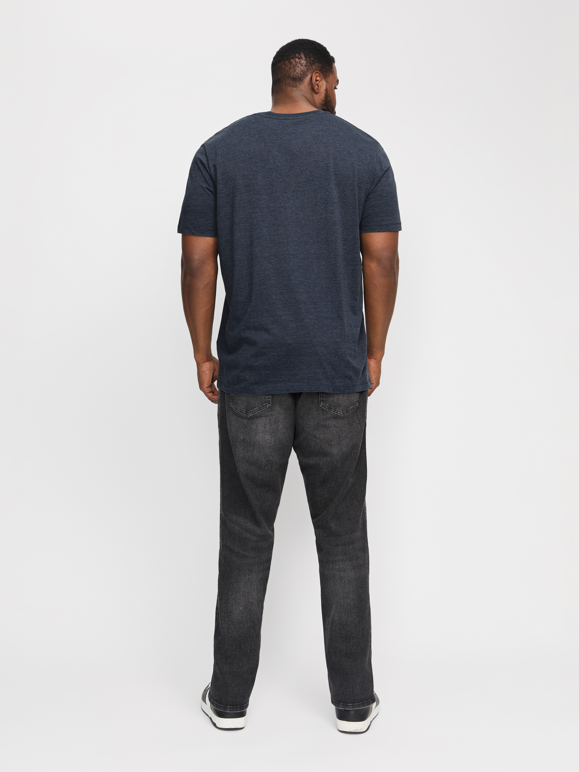 Jack & Jones PlusSize Rundhalsshirt »JJEORGANIC MEL TEE SS O-NECK NOOS PLS«