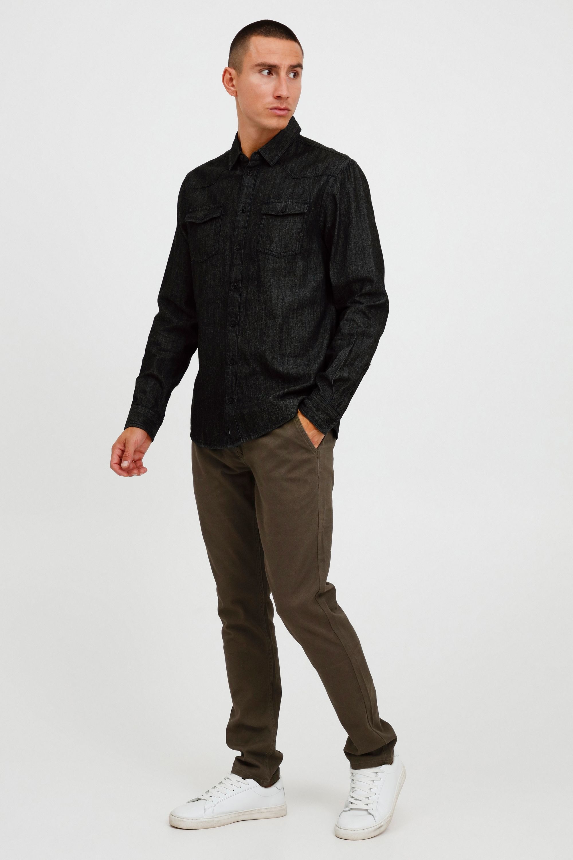 Thumbnail - Blend Jeanshemd "BHNantes" Modernes Hemd im Denim-Look