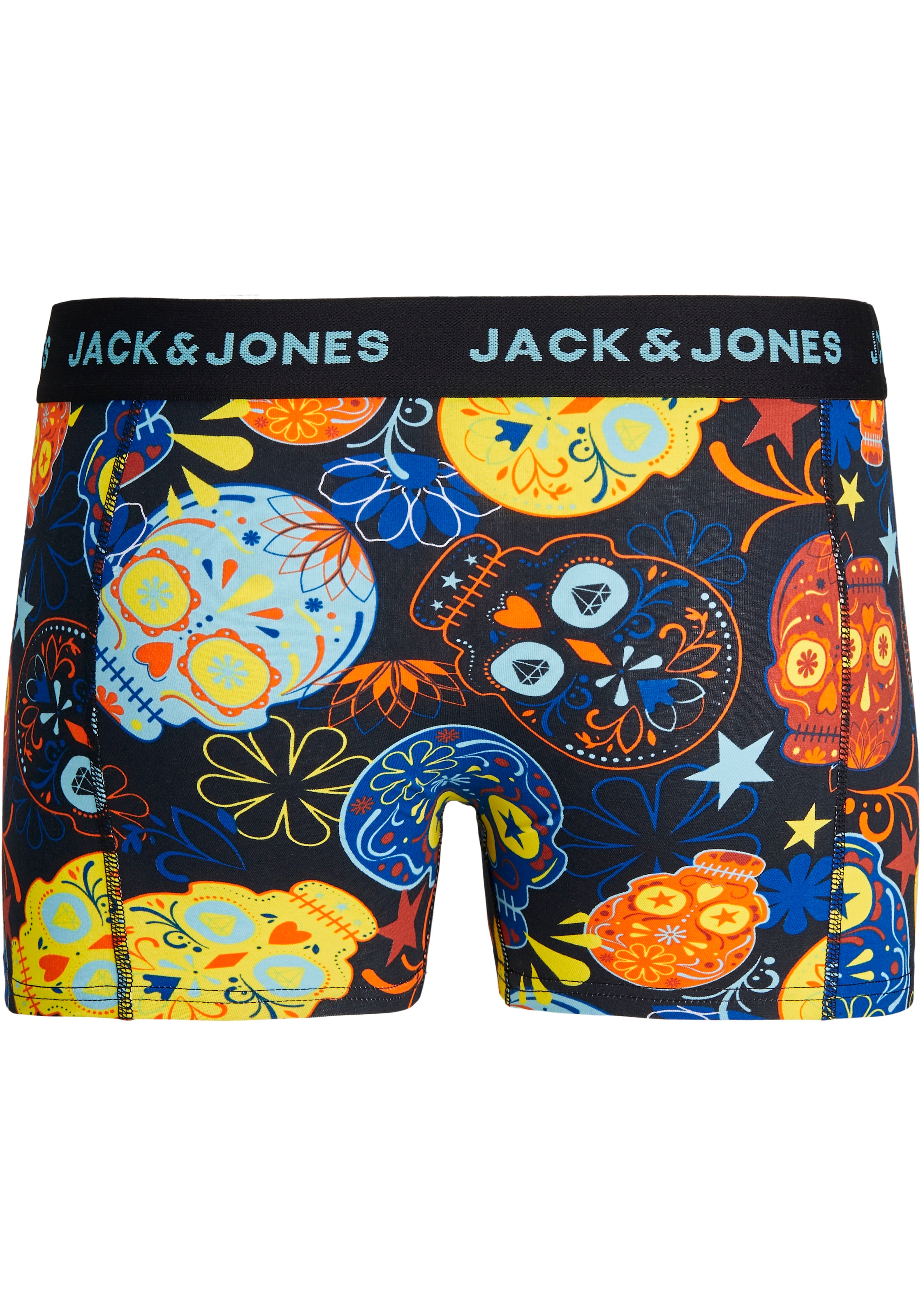 Jack & Jones Boxershorts »JACSUGAR SKULL TRUNKS 3 PACK. NOOS«, (Packung, 3 St.)