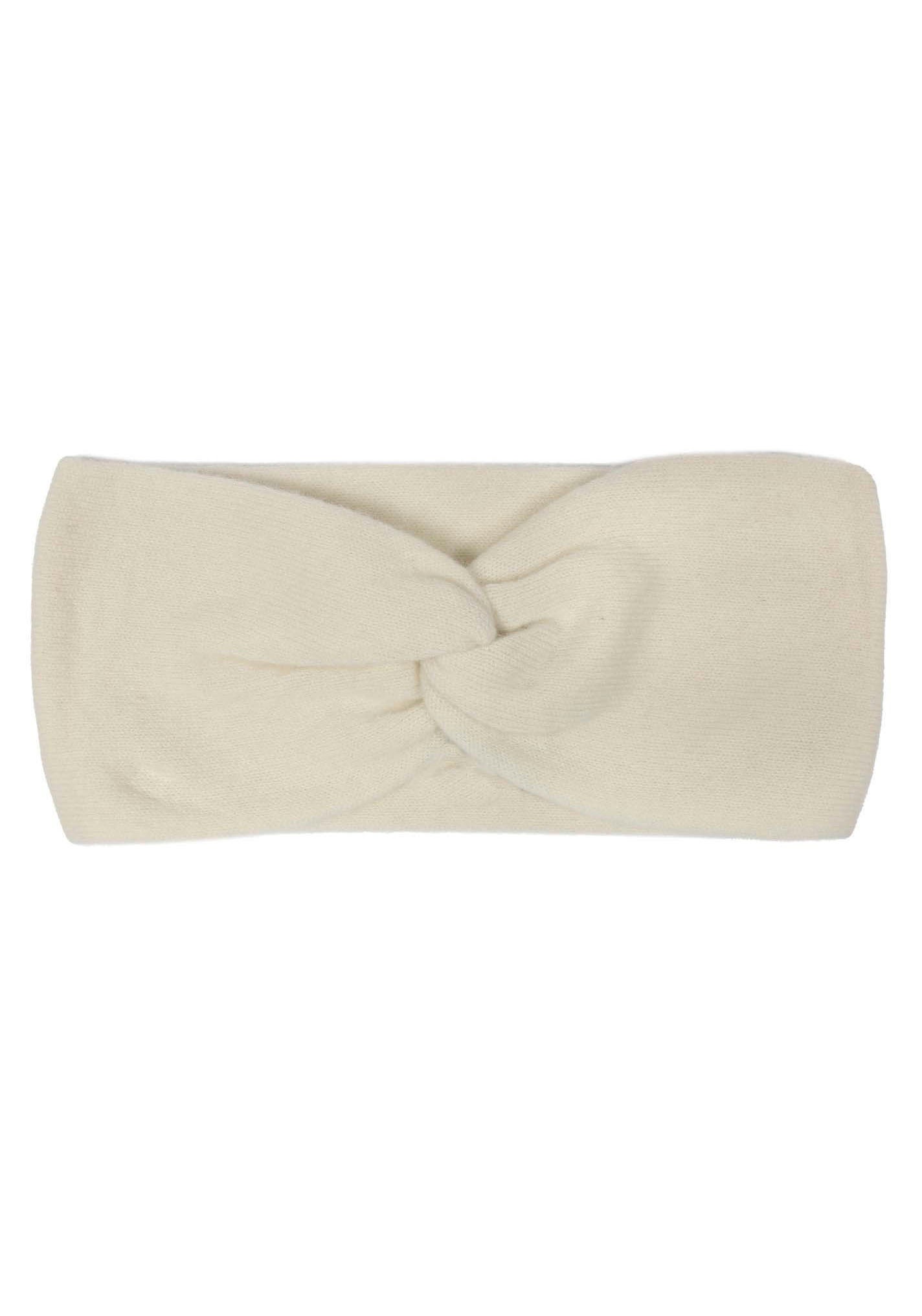 Zwillingsherz Stirnband ""Classic"" Knoten vorn, Cashmere, Feinstrick günstig online kaufen