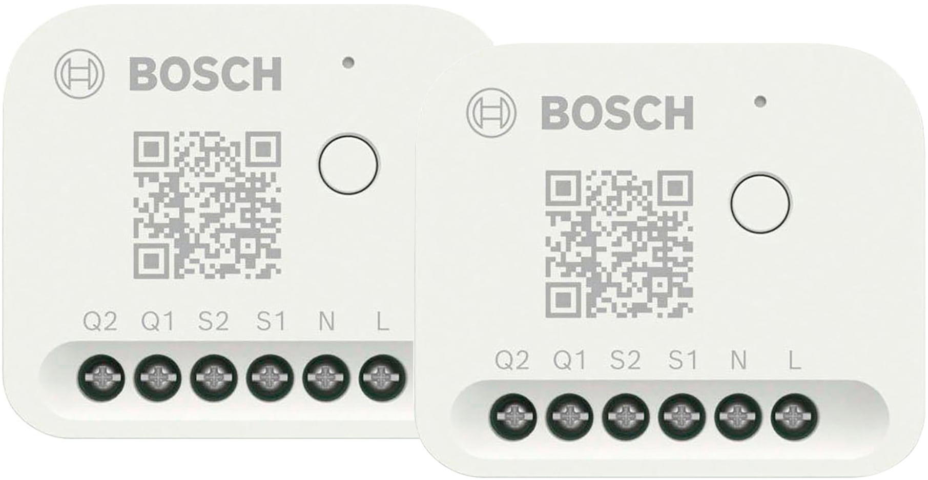 BOSCH Schalter "Smart Home Licht-/Rollladensteuerung II 2er-Set", B:4,05cm H:4,7cm L:2,2cm, weiß, Schalter