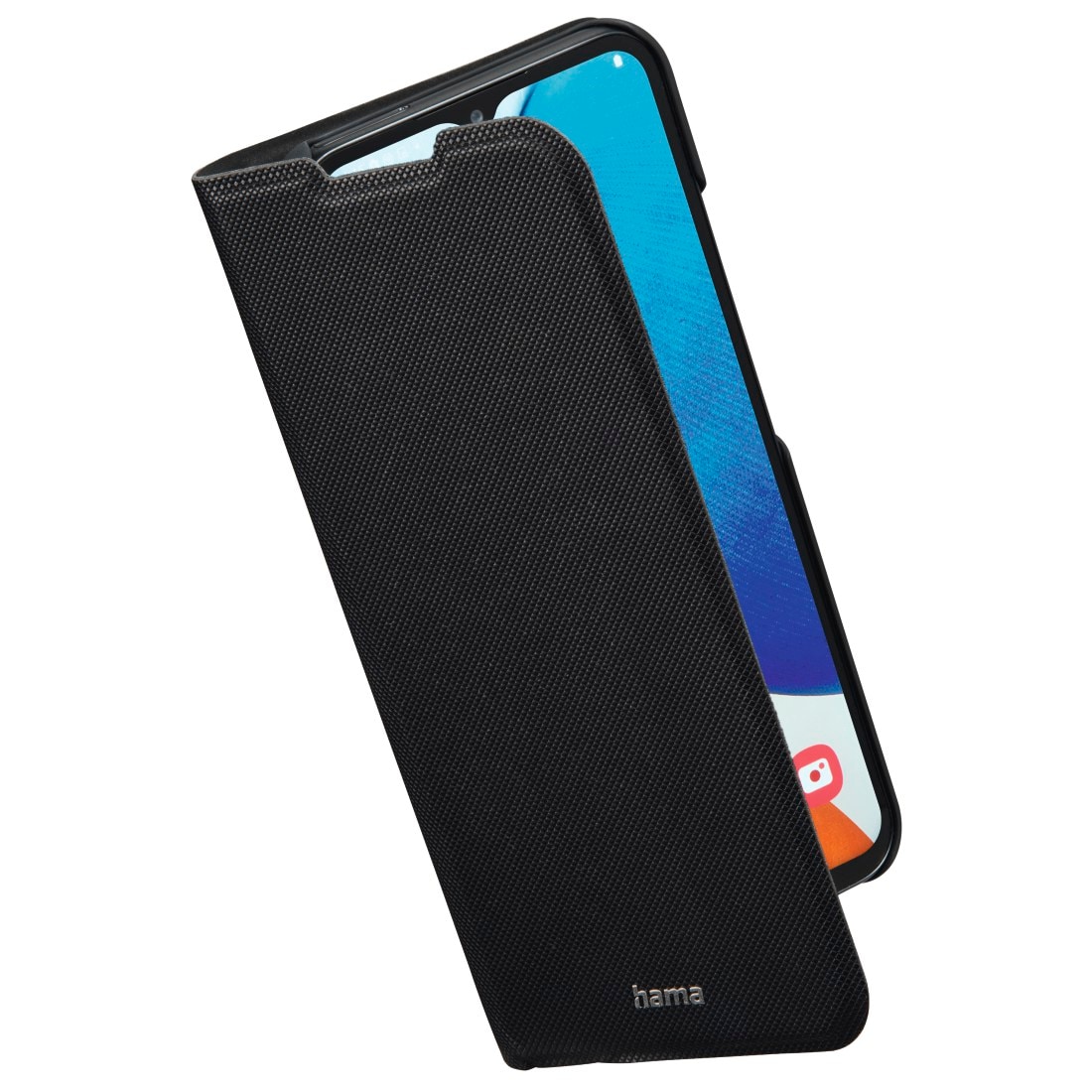 Hama Smartphone-Hülle »Booklet für Samsung Galaxy A14, Samsung Galaxy A14 5G, Schwarz«, Schlankes Design, Mit Standfunktion und Einsteckfächer