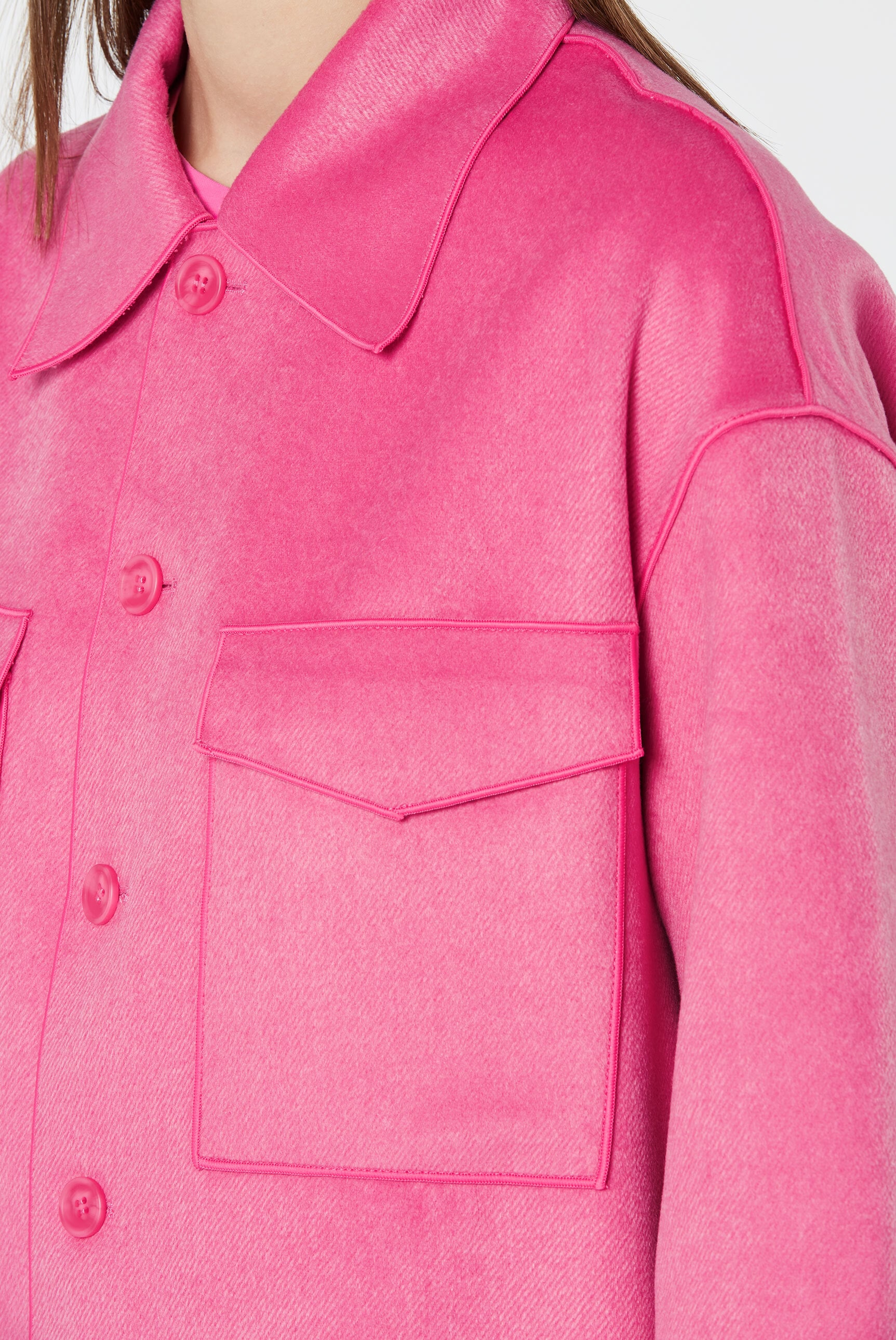 SENSES.THE LABEL Langjacke ohne Kapuze mit langem Gehschlitz