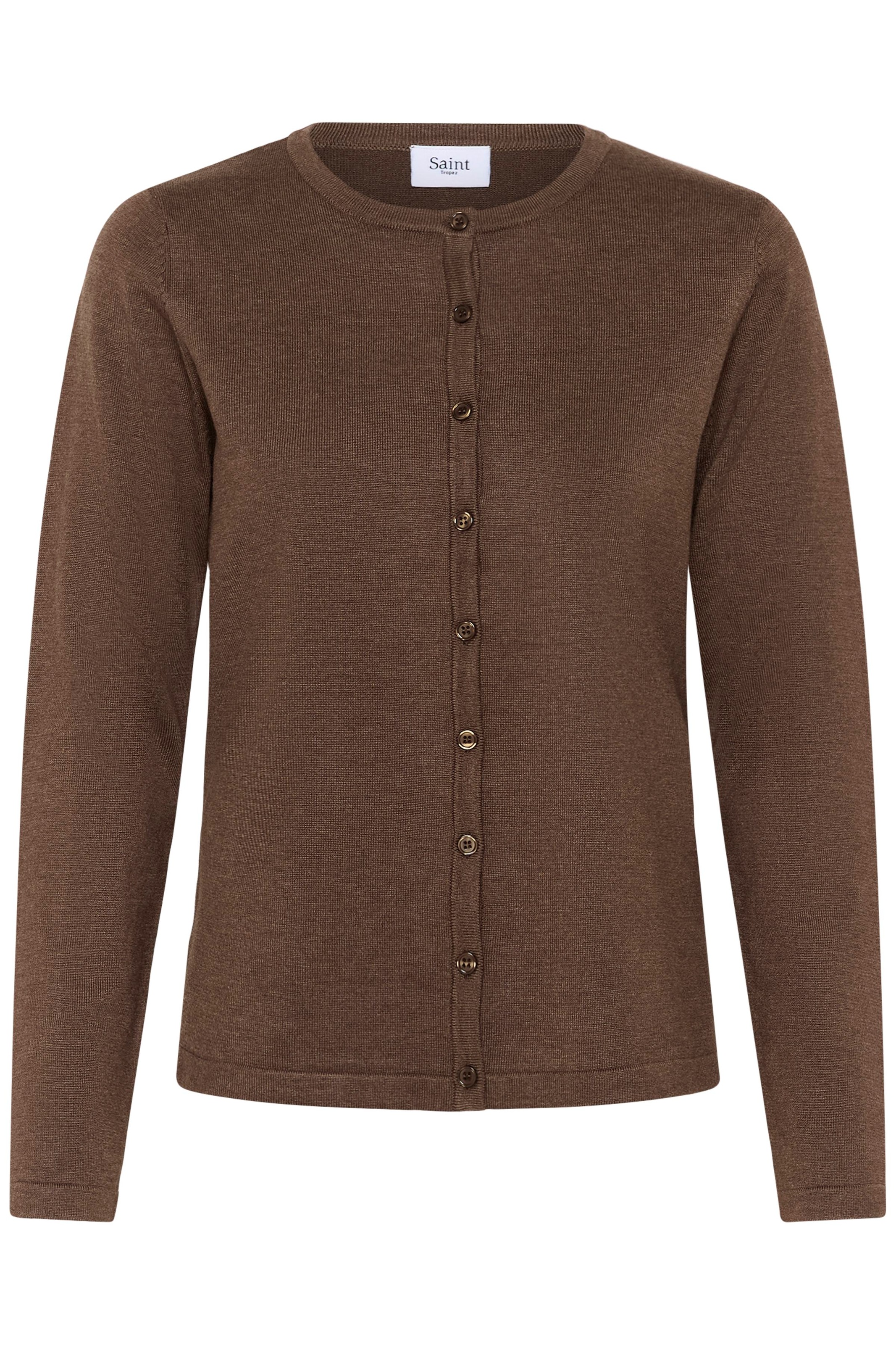 Saint Tropez Strickjacke "A8661, MilaSZ R-Neck Cardigan" Viskose Feinstrick günstig online kaufen