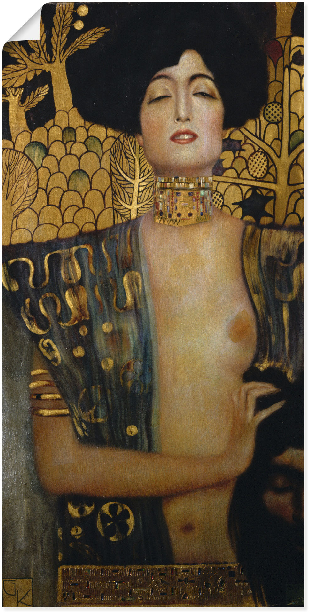 Artland Poster "Judith I., 1901" Frau 1 Stk. tlg. ohne Rahmen