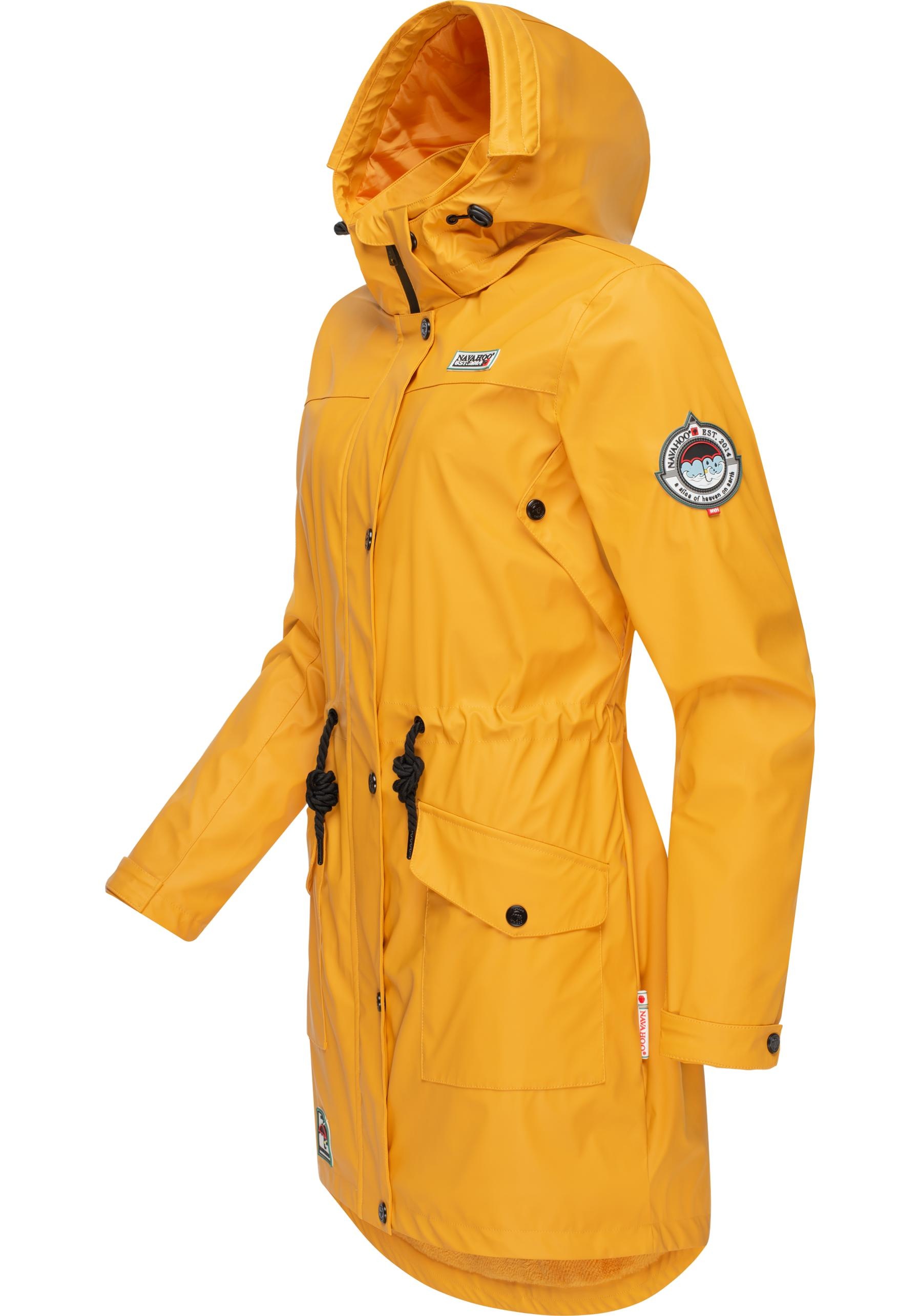 Navahoo Outdoorjacke »Deike«, mit Kapuze, modischer Damen Outdoor Regenmantel