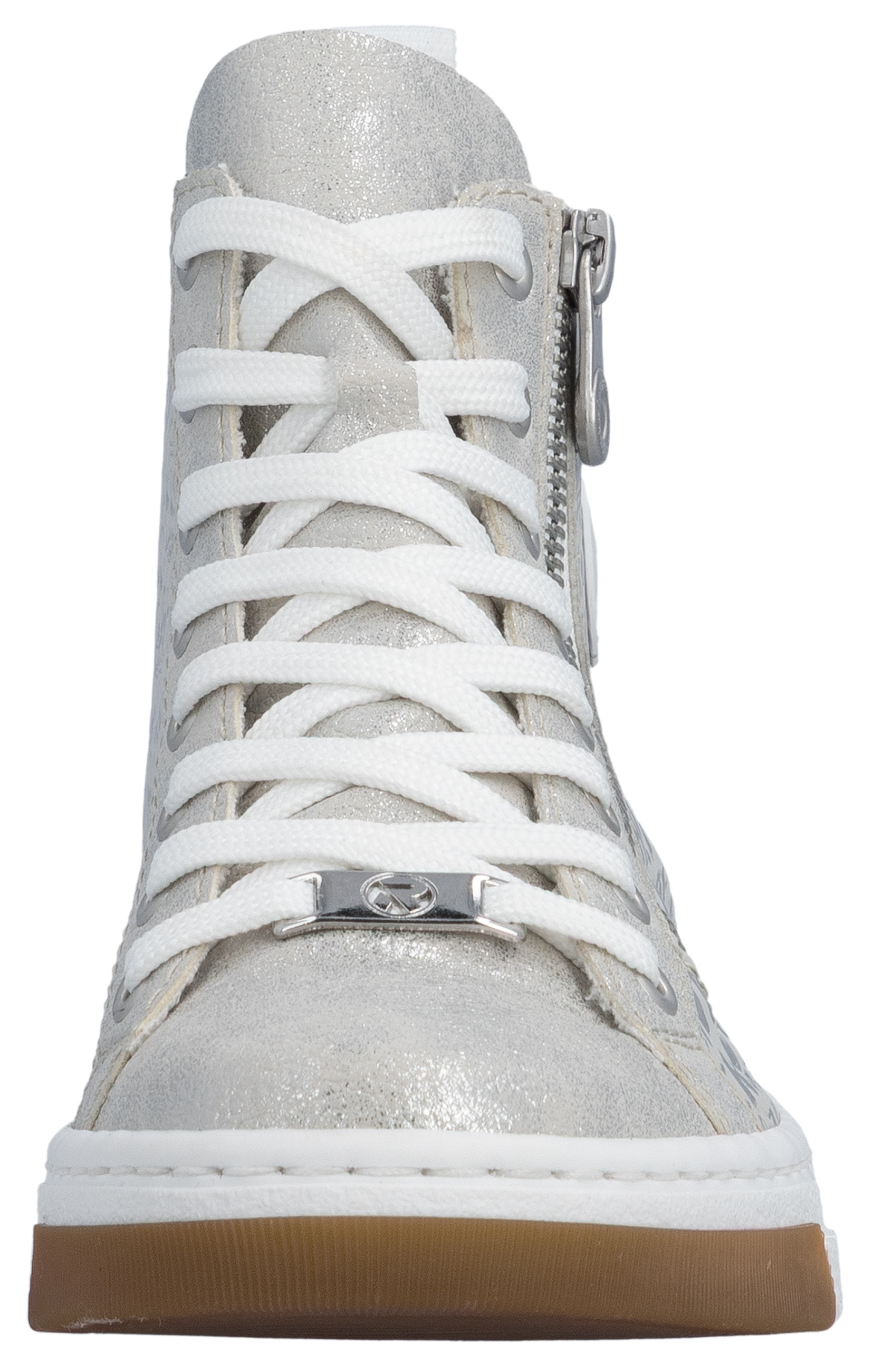 Rieker Sneaker  High Top-Sneaker, Freizeitschuh, Schnürschuh mit Plateausohle