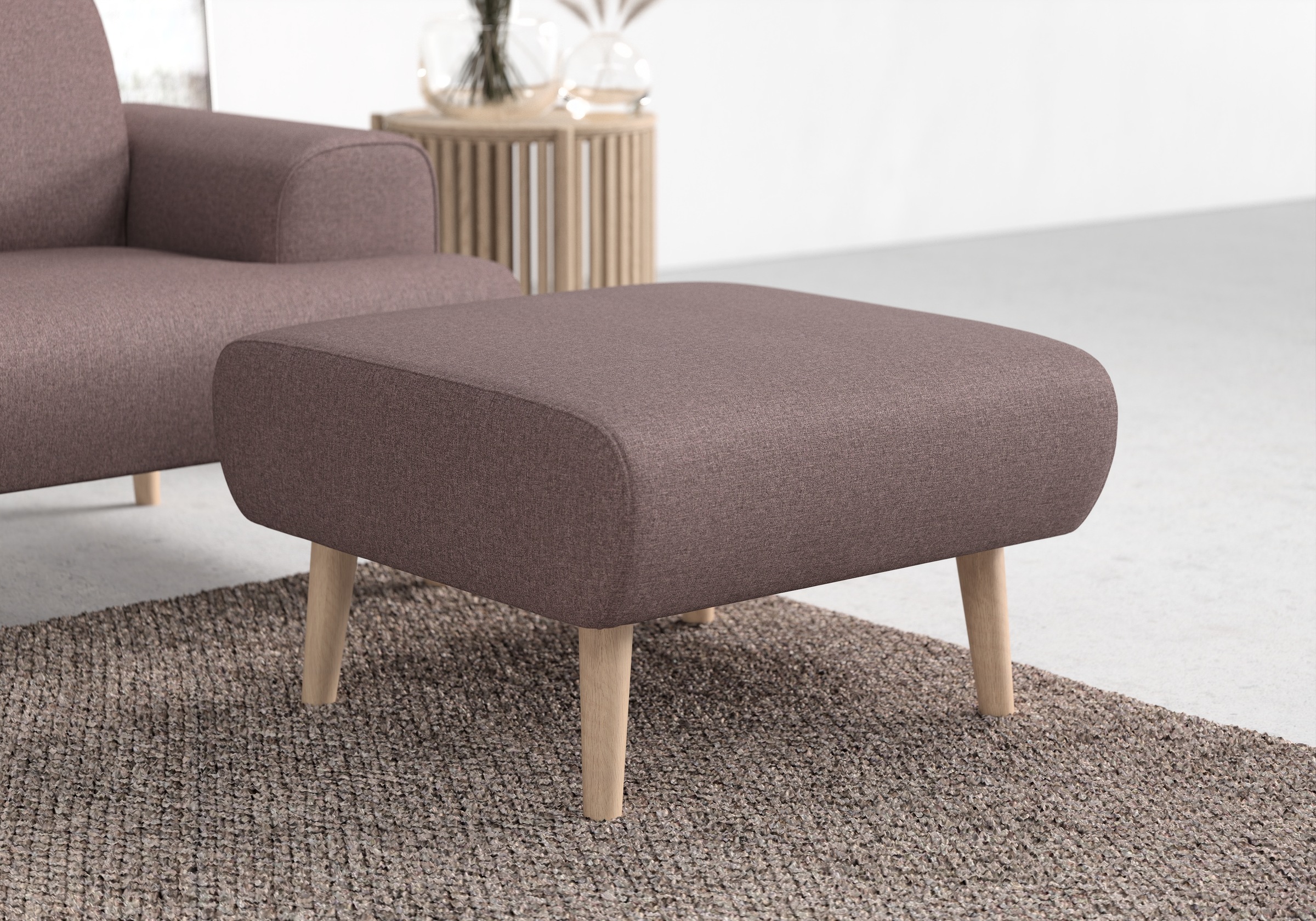 andas Polsterhocker »Swift«, passend zur Serie "Swift", B/T/H: 75/68/44 cm