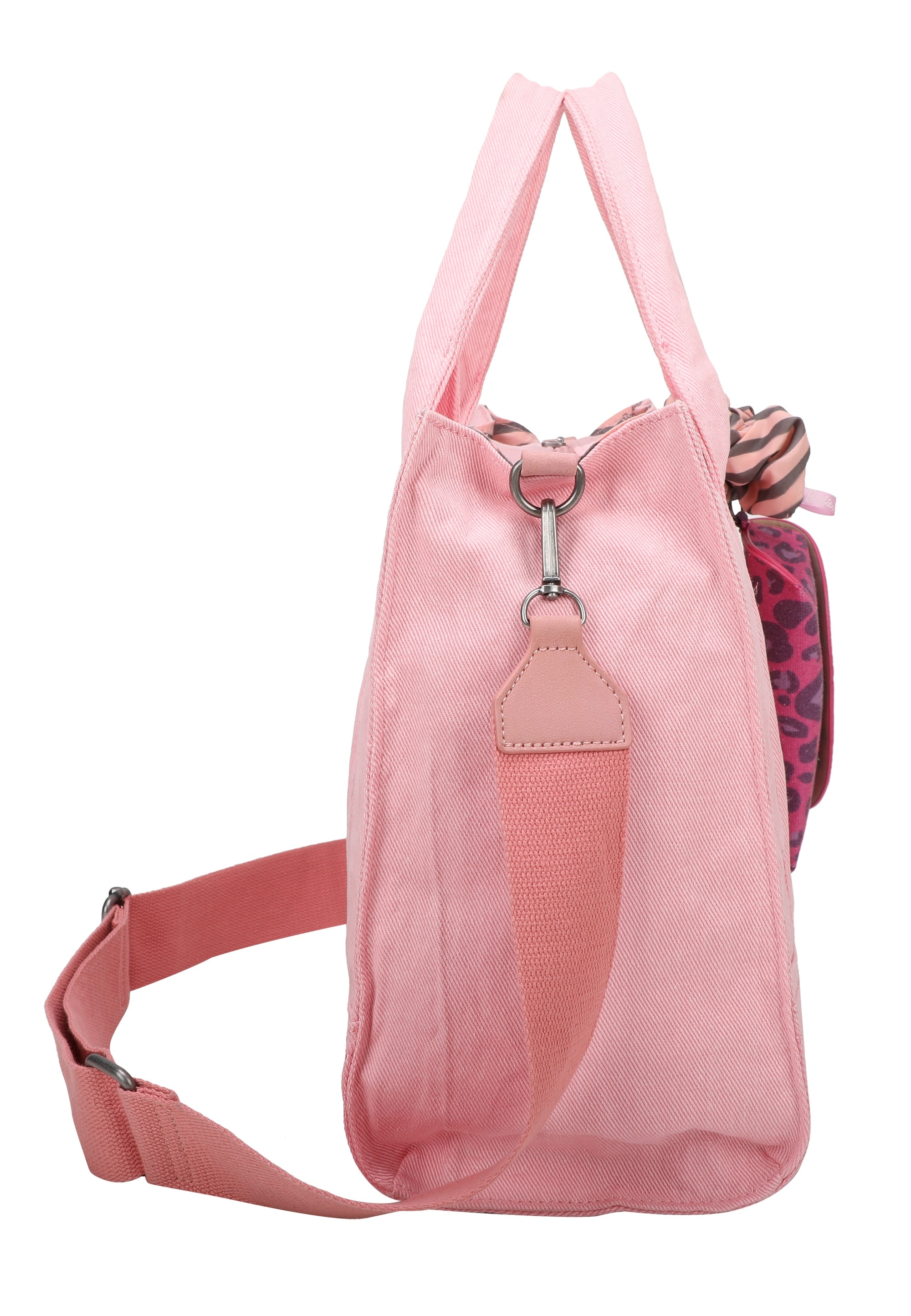 Fritzi aus Preußen Henkeltasche »Tote Bag Malibu Denim Limited Barbie«, mit abnehmbarem Haarband