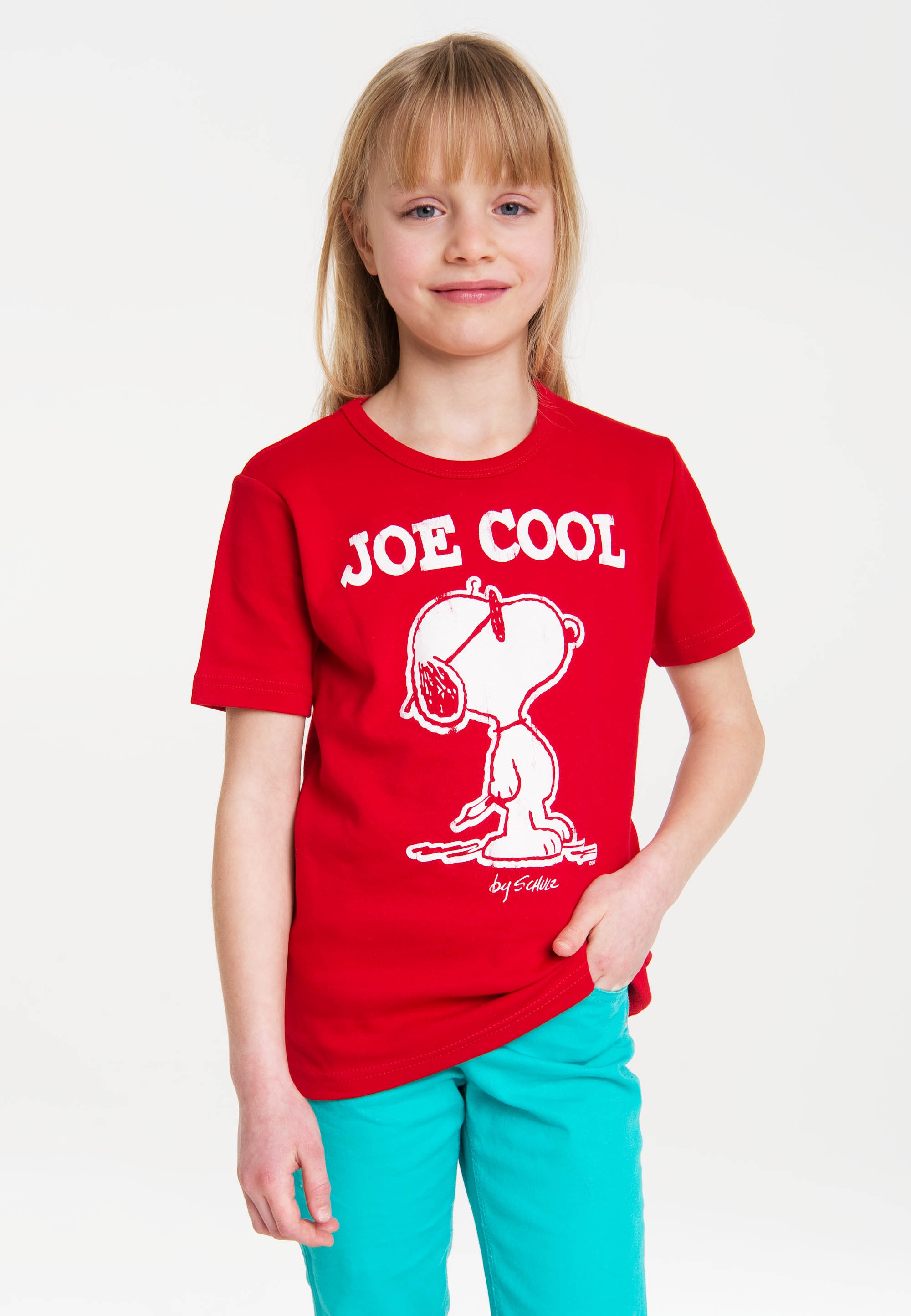 Joe Cool«, BAUR T-Shirt LOGOSHIRT »Snoopy bestellen - Retro-Print online Peanuts - mit |