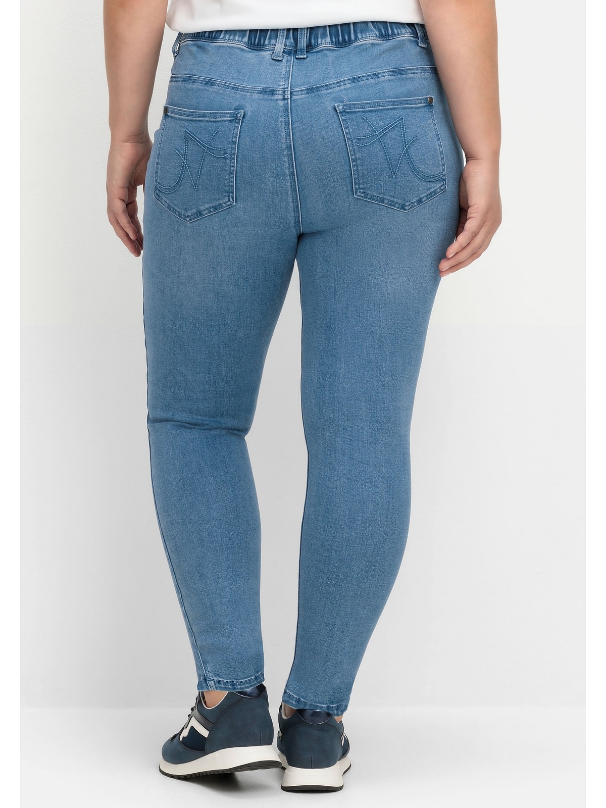 Sheego Jeansjeggings »Große Größen«, Power-Stretch-Qualität