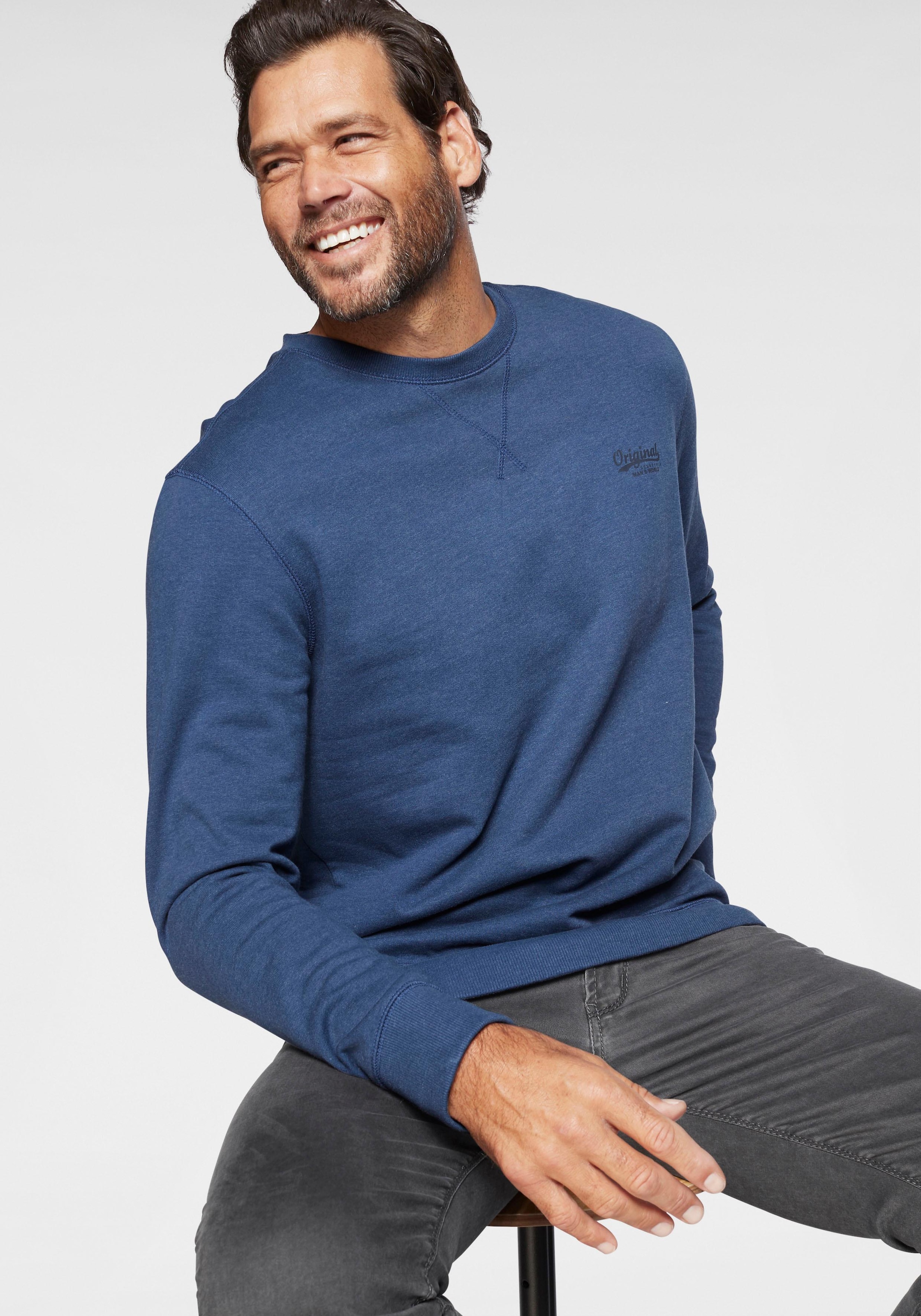 Mans World Sweatshirt "in vielen Top Farben Perfekt für Alltag, Freizeit und Büro", Premium Bestseller mit klarer Passform - Starke Preis Leistung