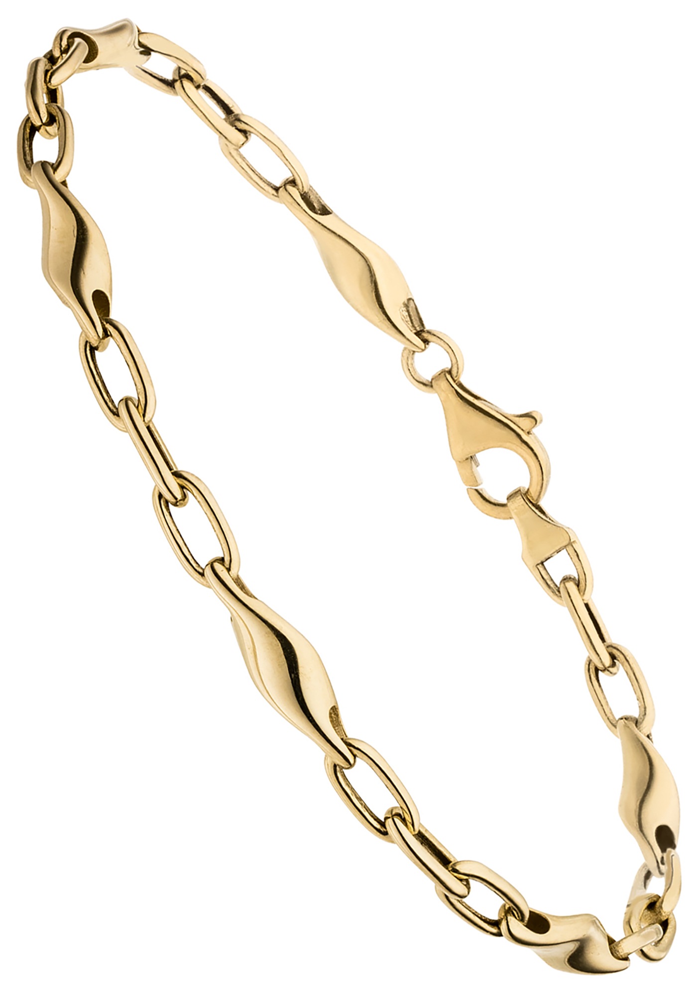 JOBO Goldarmband »Armband Fantasiearmband 4,3 mm 19 cm« 333 Gold