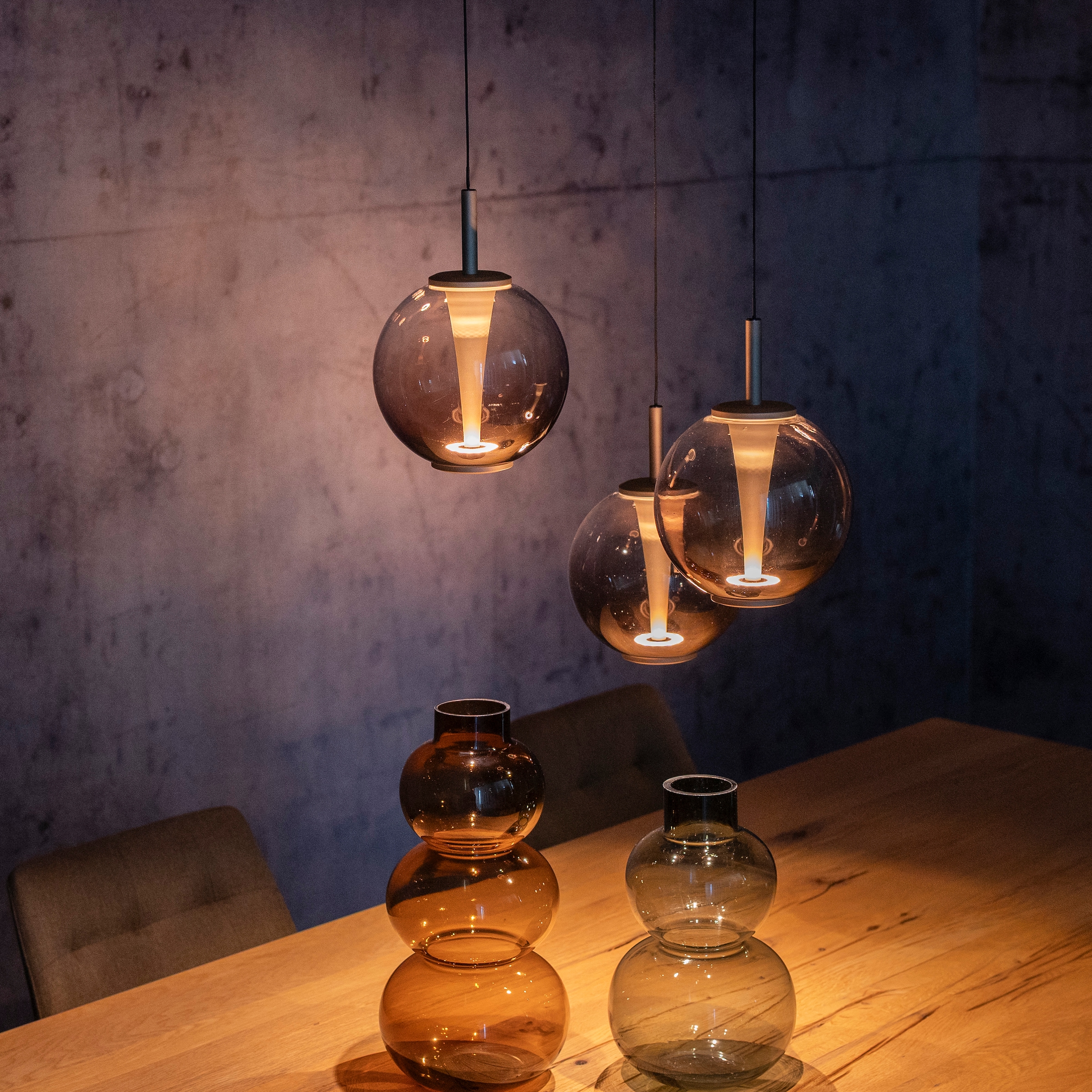 Neuhaus PURE LED Pendelleuchte »PURE E-Infinity« LED-Board 1 Stk. warmweiß - kaltweiß e-SLIDE® Funktion, CCT, dimmbar, Fernbedienung