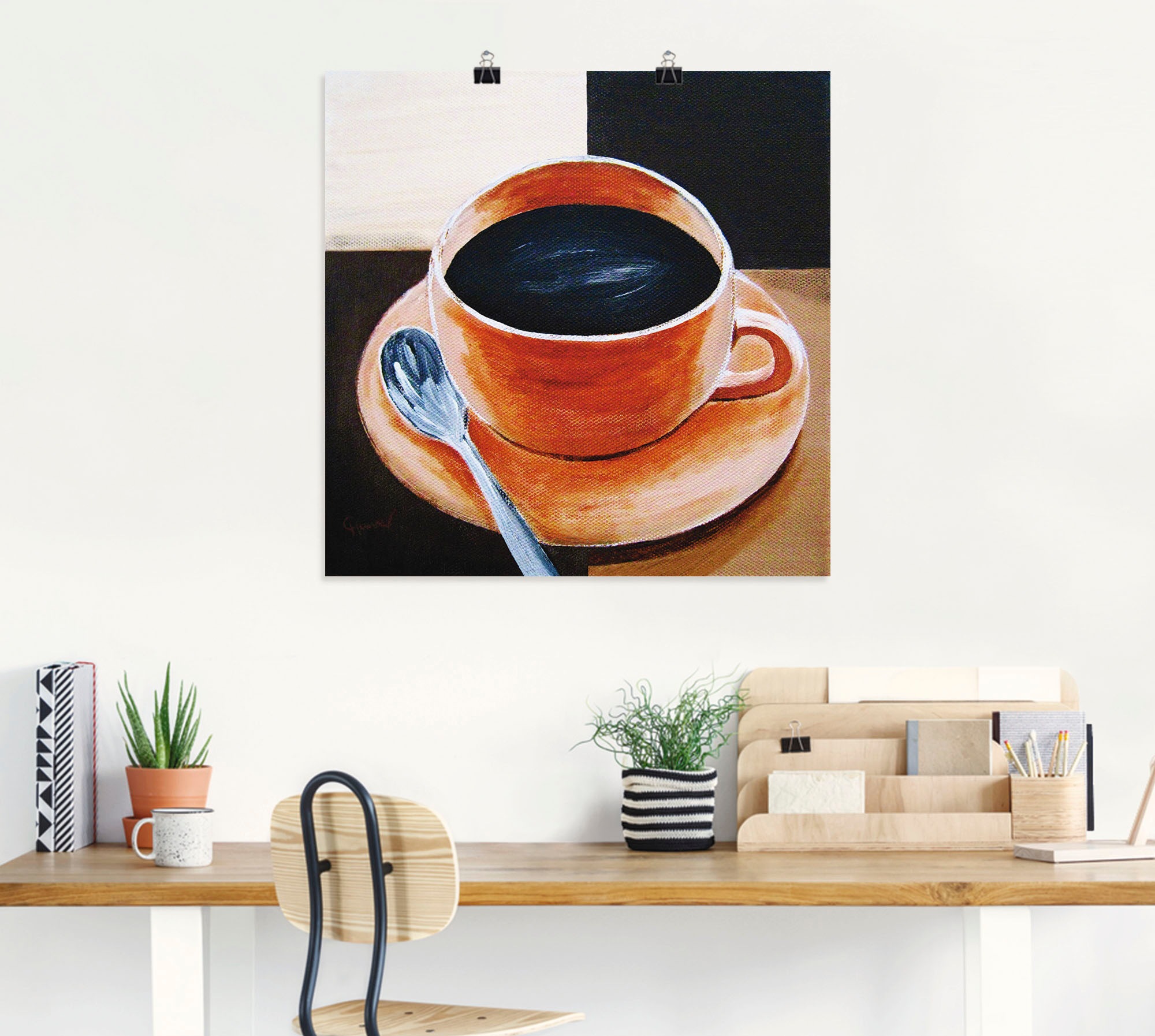 Artland Wandbild »Kaffee«, Getränke, (1 St.), als Leinwandbild, Poster in verschied. Größen