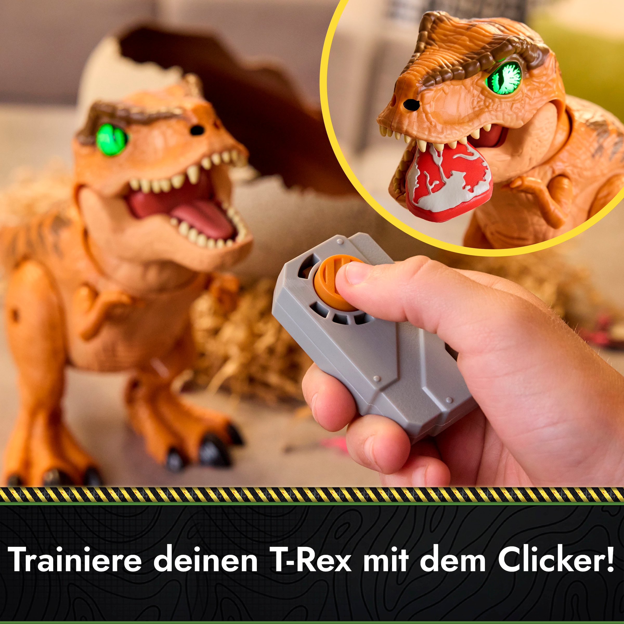 Spin Master Spielfigur »Primal Hatch - Interaktiver T-Rex im Ei« mit Licht und Sound