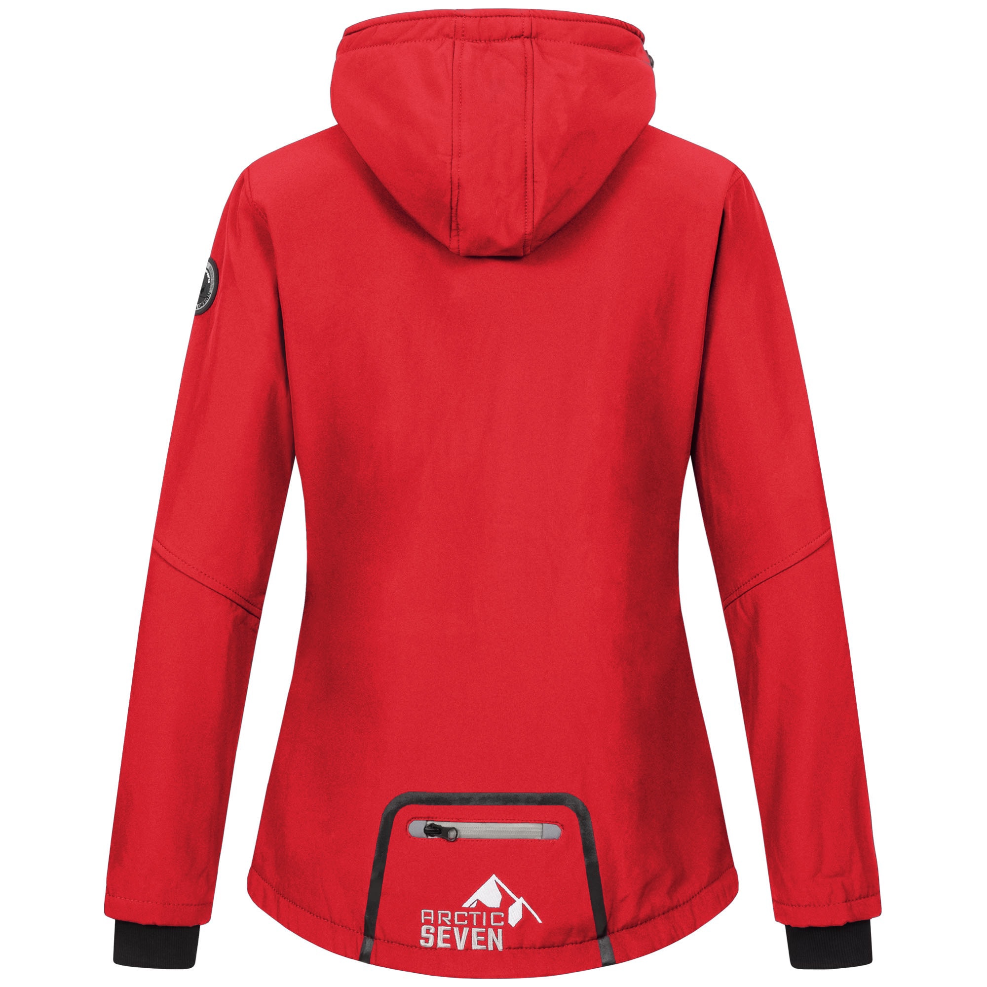 Arctic Seven Softshelljacke »ASNicolia«, funktionale Outdoorjacke mit abnehmbarer Kapuze