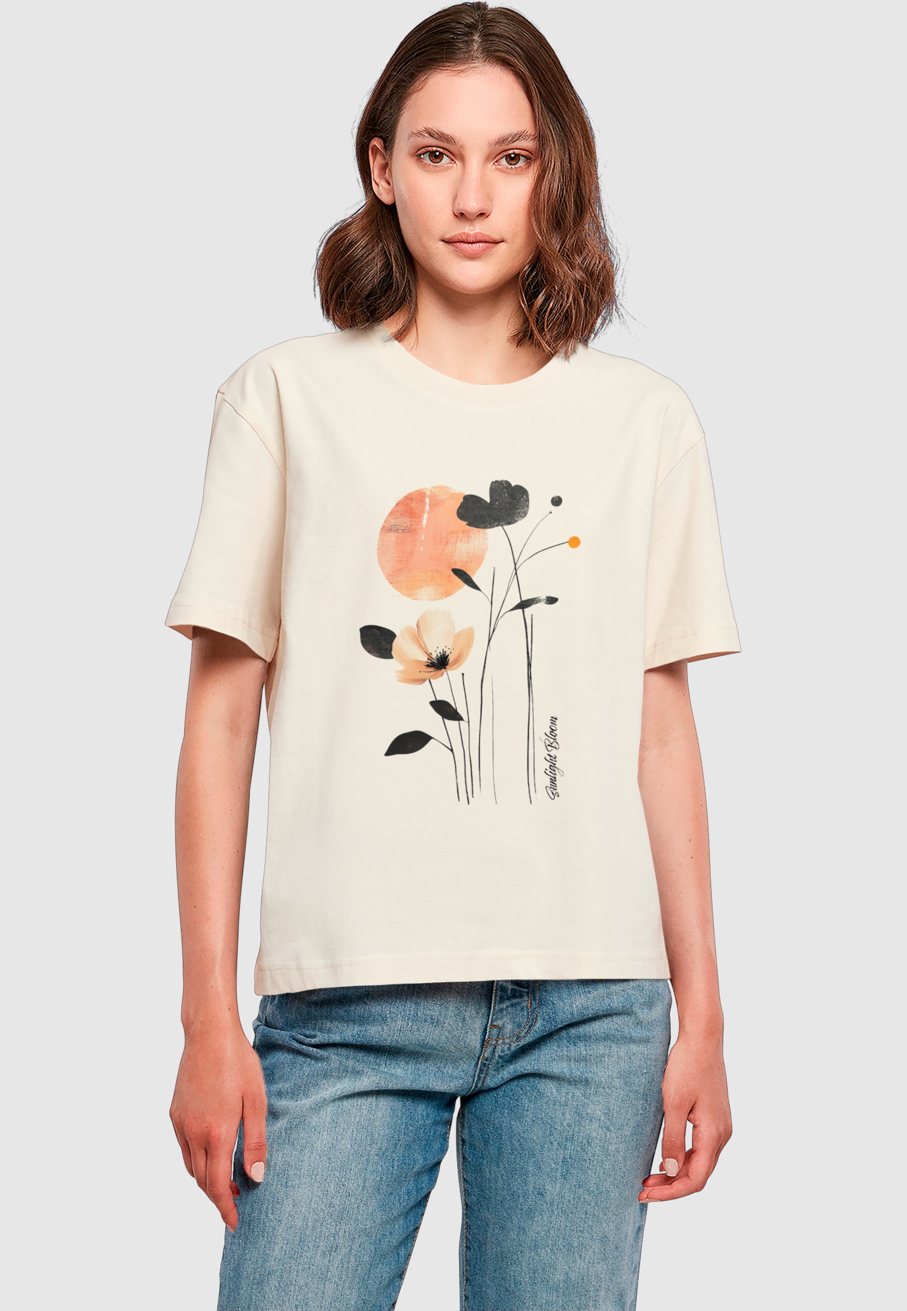 Thumbnail - Merchcode T-Shirt "Merchcode Ladies Sunlight Bloom Tee" 1 Stk.