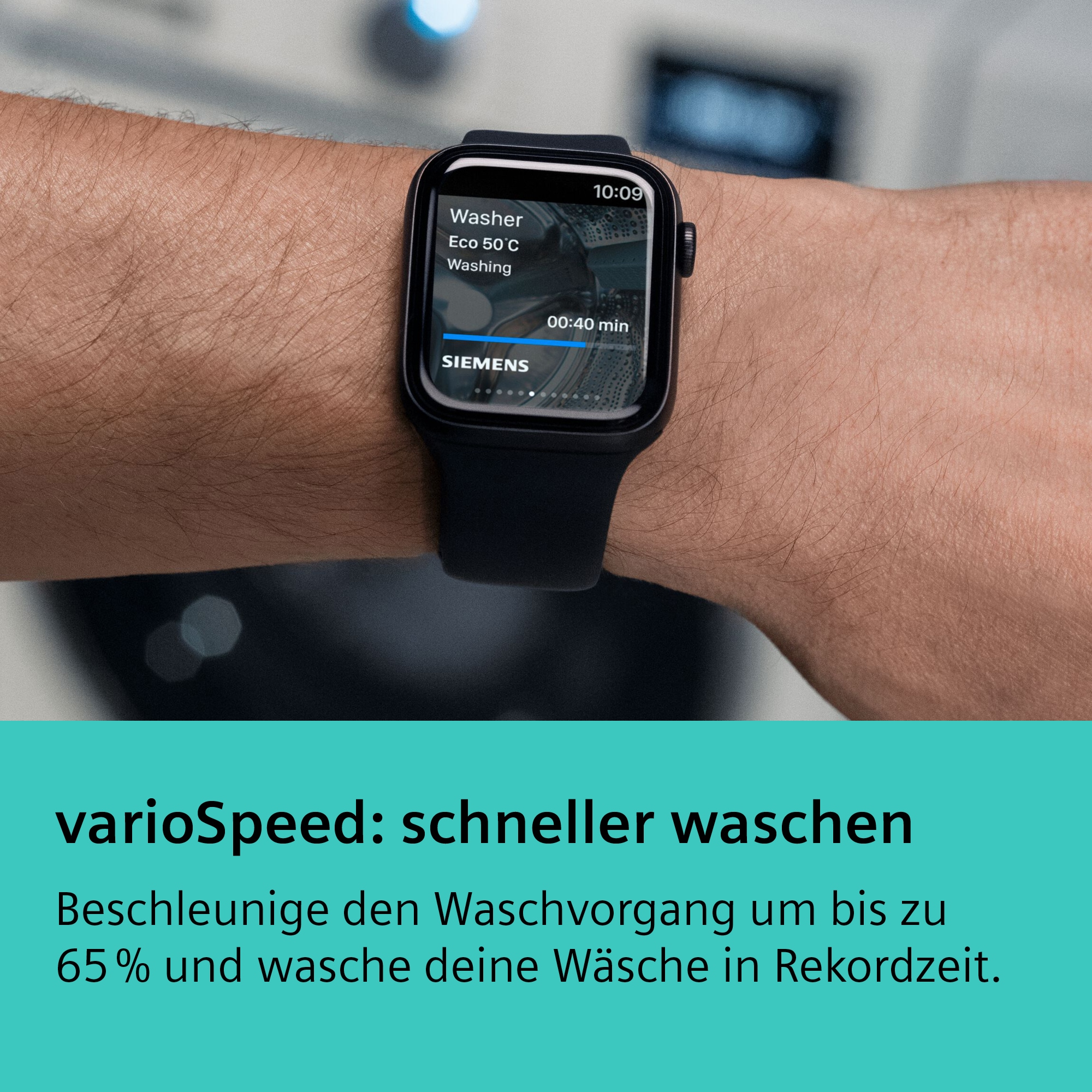 SIEMENS Waschmaschine iQ700 »WG56B20T1« 10 kg 1600 U/min