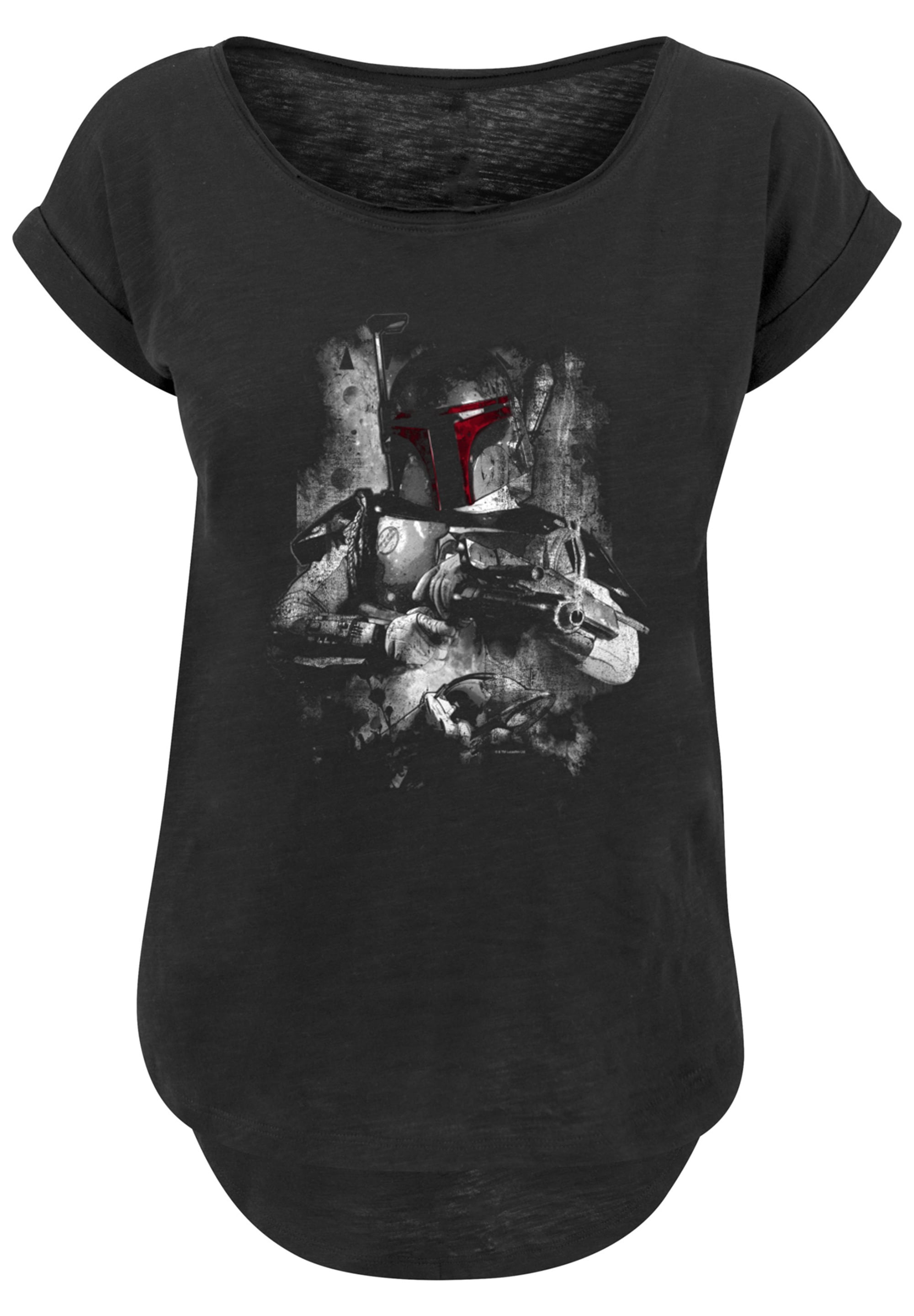 F4NT4STIC T-Shirt "Star Wars Boba Fett Distressed", Print günstig online kaufen