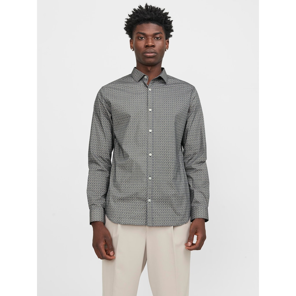 Jack & Jones Langarmhemd »JPRBLABLACKPOOL STRETCH SHIRT LS SS24 SN«