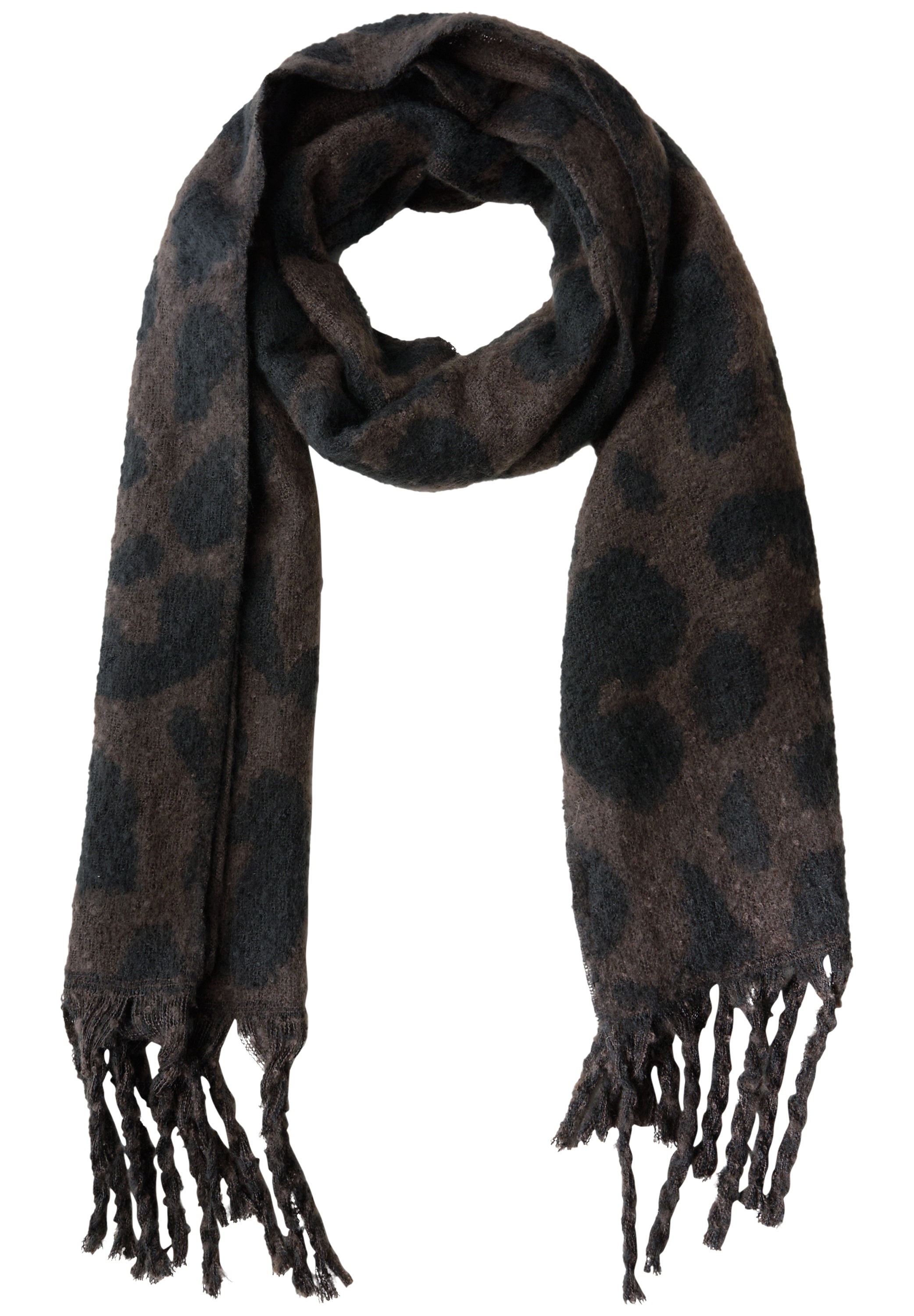 STREET ONE Schal mit Leo-Muster