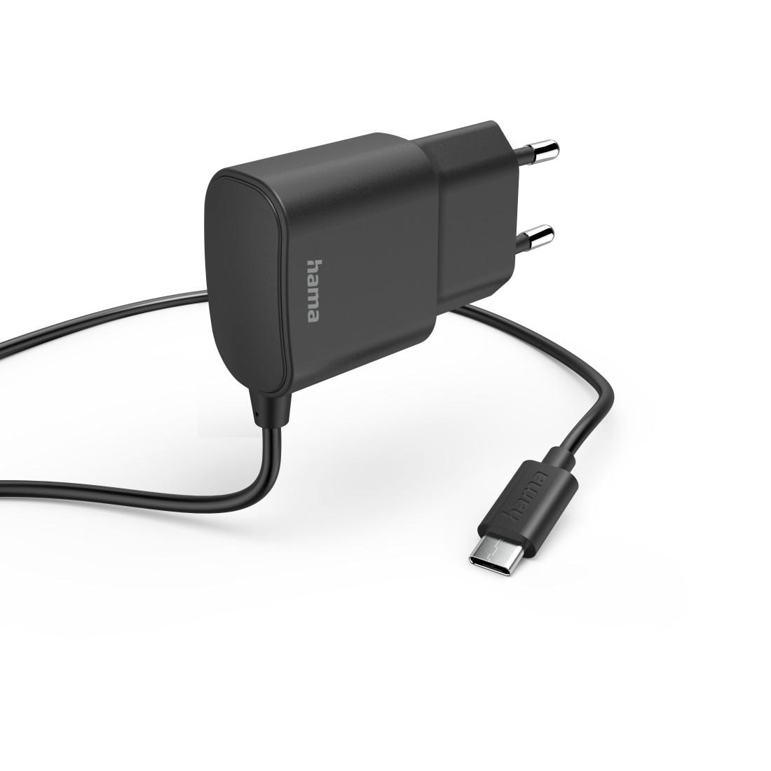 Smartphone-Ladegerät »Ladegerät mit USB C Anschluss, 12 W, 1,0 m, Schwarz«