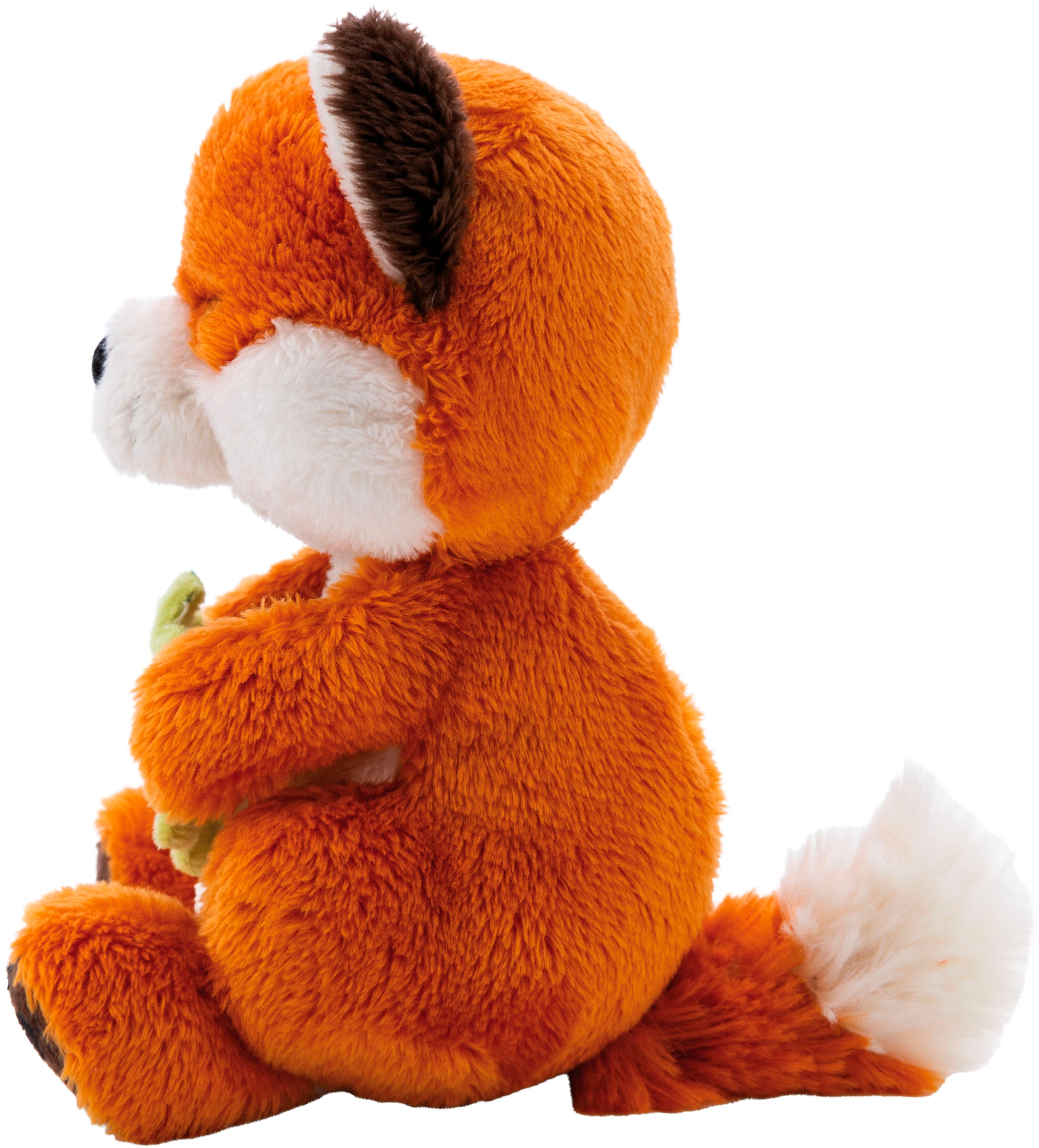 Nici Kuscheltier »Sleeping Pets GREEN, Fuchs mit Blatt 12 cm schlafend im Körbchen grün«