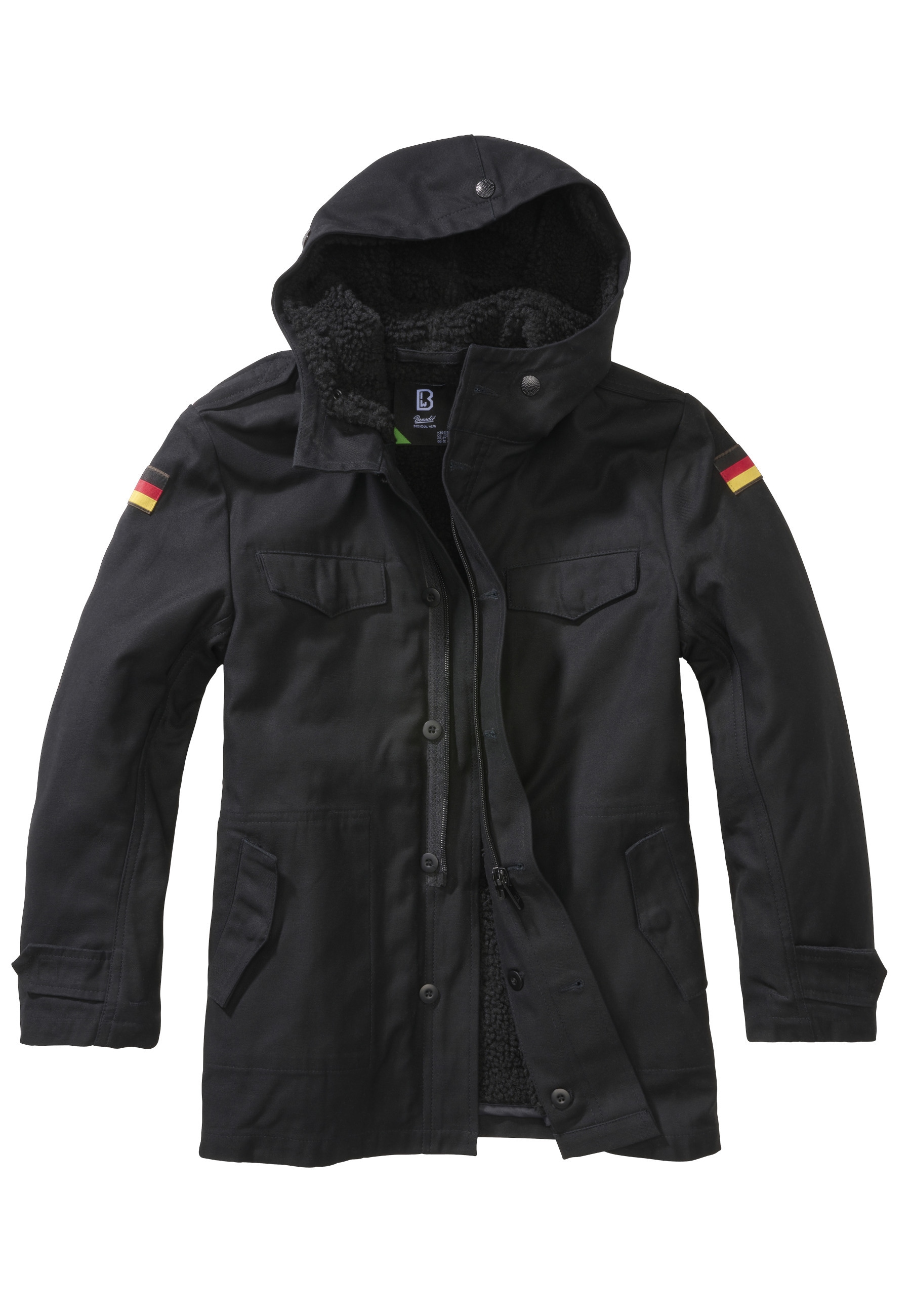 Brandit Parka "Brandit Herren Kids BW Parka" 1 Stk. tlg. mit Kapuze günstig online kaufen
