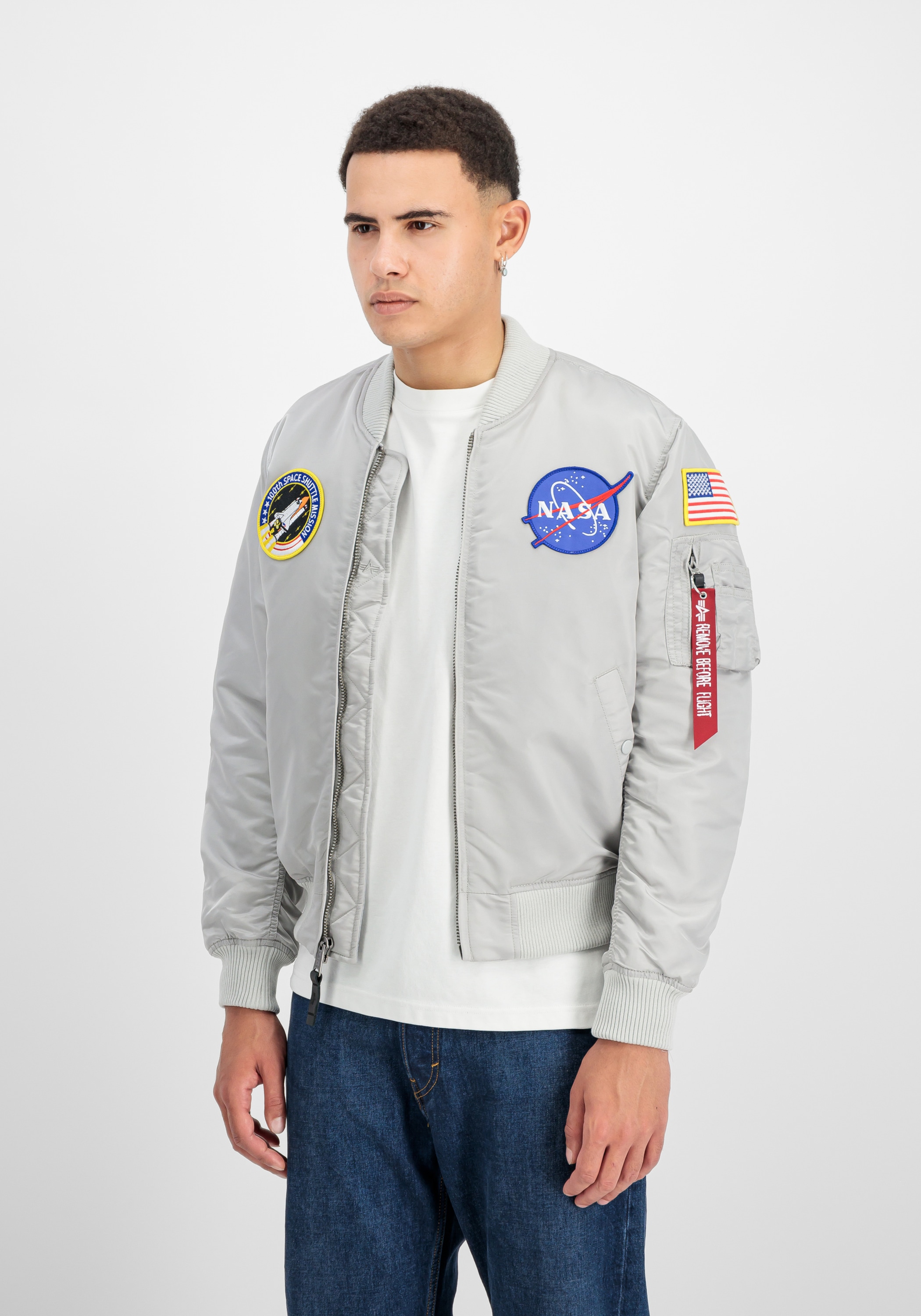 Alpha Industries Bomberjacke »Alpha Industries Men - Bomber Jackets MA-1 VF Vintage Fit NASA«