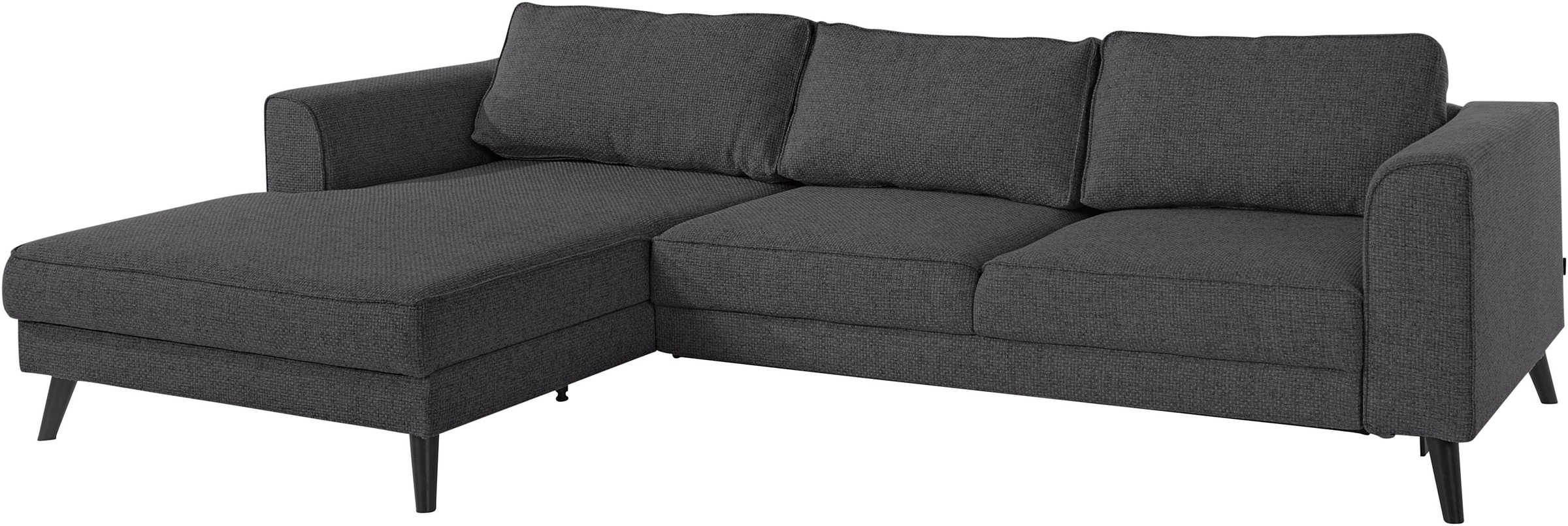 Thumbnail - Home affaire Ecksofa "Lumber Jack, elegant und bequem, Breite 280, hoher Fuß, L-Form" in moderner Optik