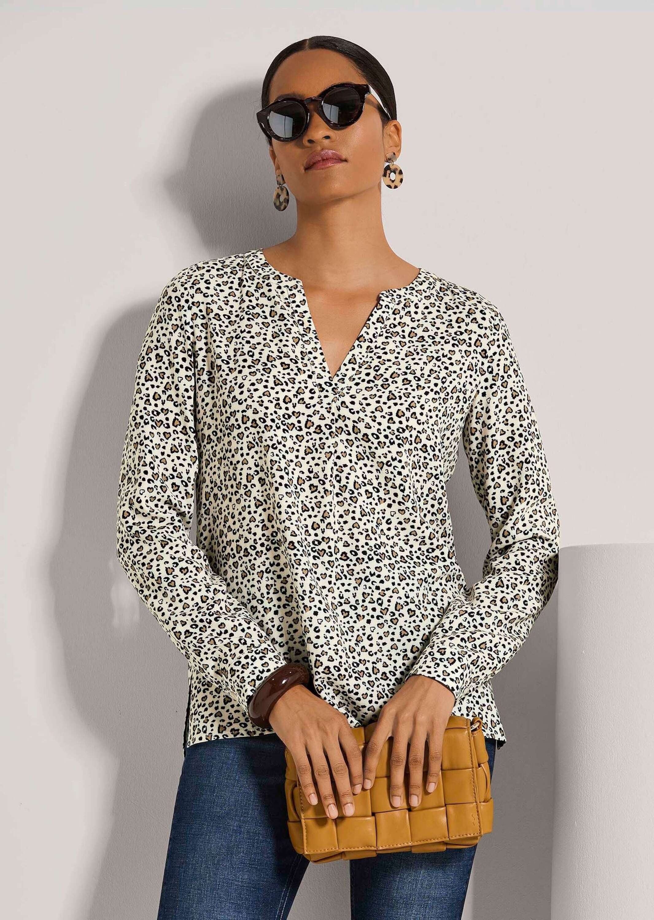 MADELEINE Langarmbluse »Bluse Lange Bluse zum Schlüpfen«