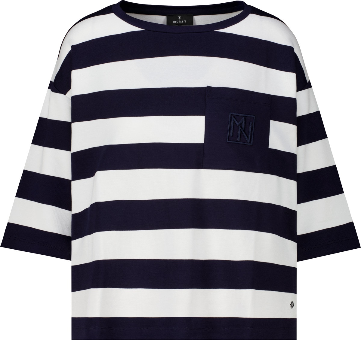 Monari Sweatshirt , Regular fit mit Brusttasche
