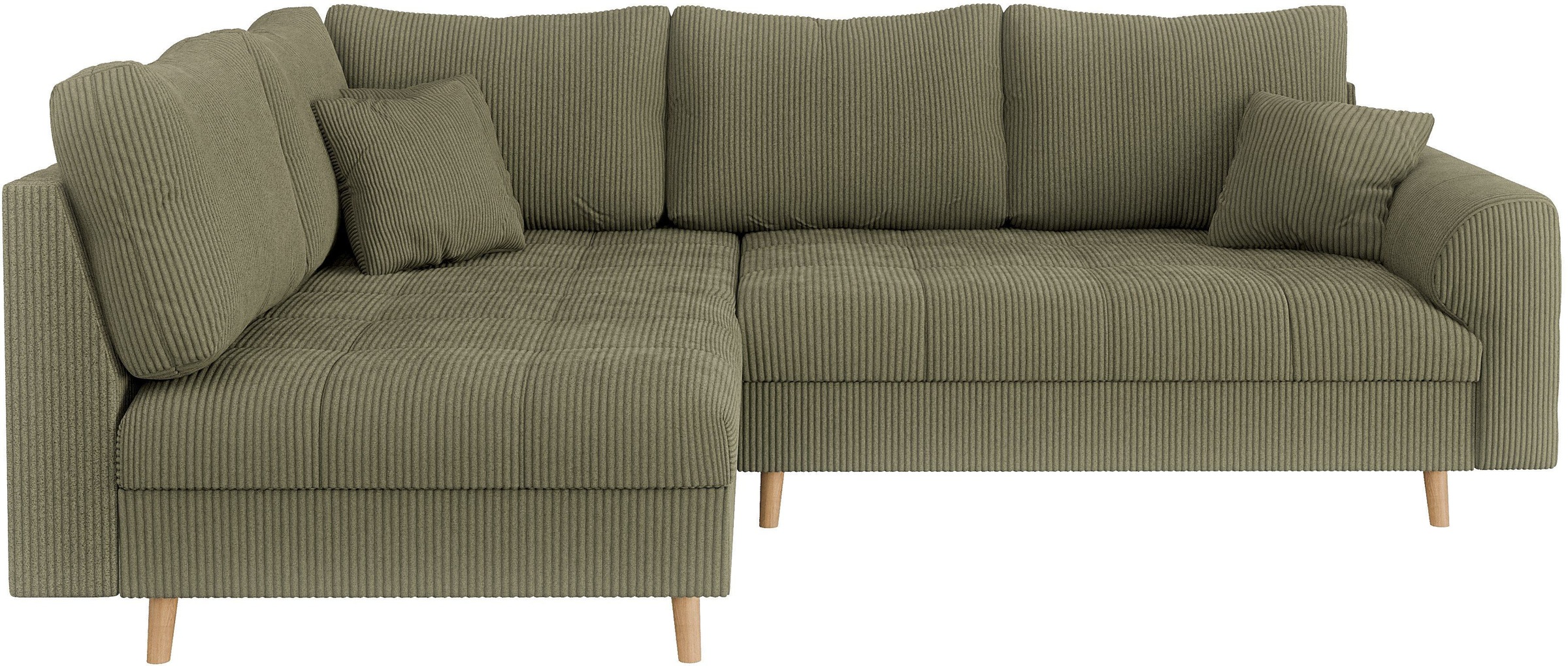 Home affaire Ecksofa "CHARRE L-Form mit Ottomane, Maße B/T/H: 231/161/81 cm günstig online kaufen