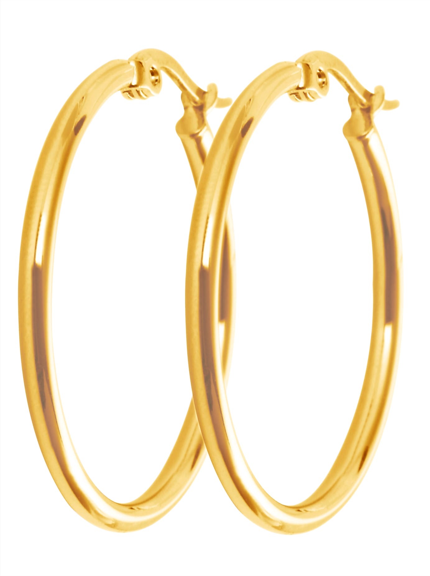 Lady Hoop Earrings Gold 3