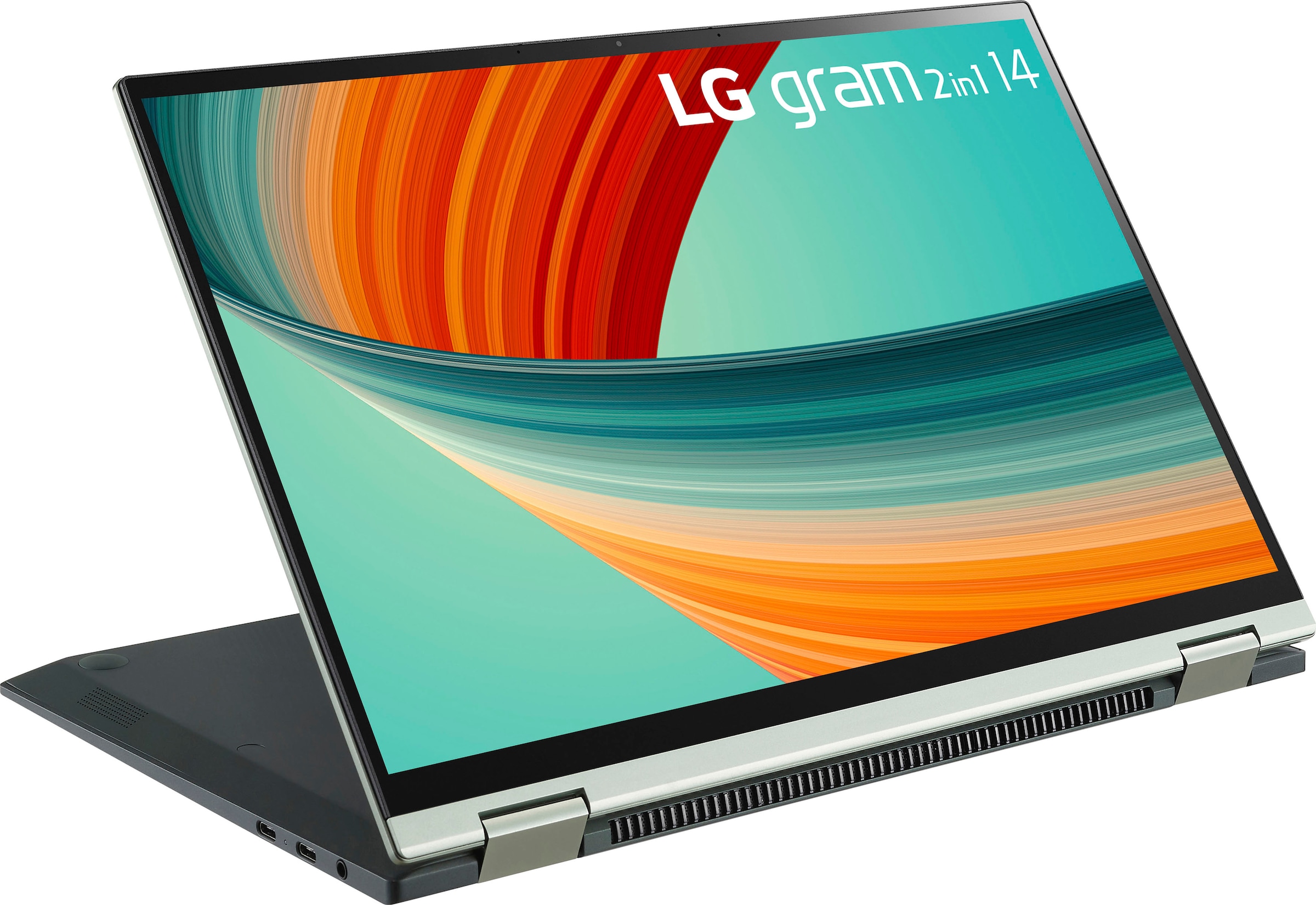 LG Notebook »Gram 14" Laptop, IPS-TouchDisplay, 16 GB RAM, Windows 11 Home,«, 35,5 cm, / 14 Zoll, Intel, Core i7, Iris Xe Graphics, 1000 GB SSD, 14T90R-G.AA77G