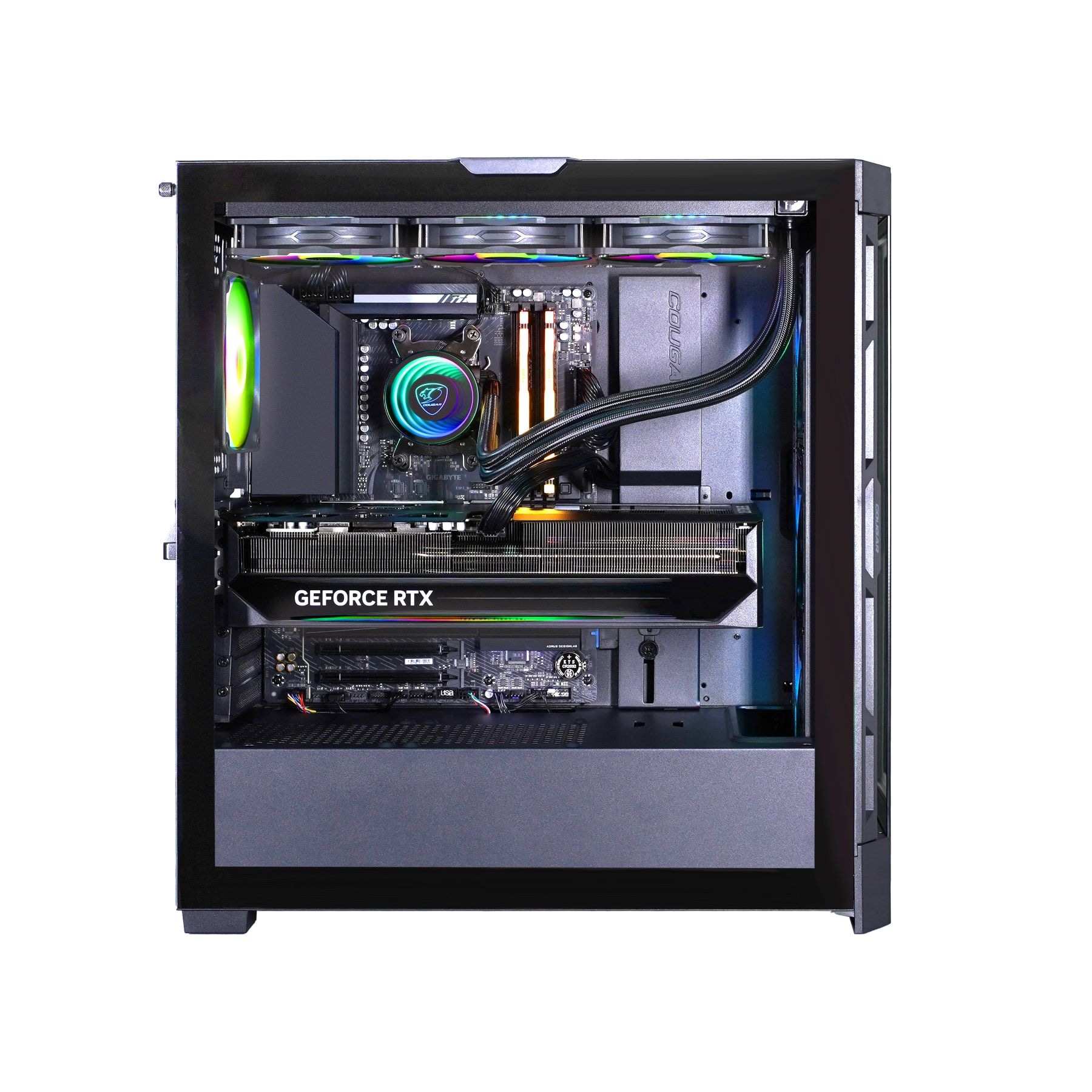 Cougar Gaming-PC »DUOFACE PRO BK 7475«, Windows 11, DDR5 RAM