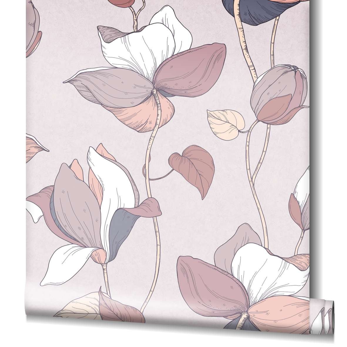 Marburg Vliestapete »Tapete Abstract Blossom«, floral, moderne Vliestapete für Wohnzimmer Schlafzimmer Küche